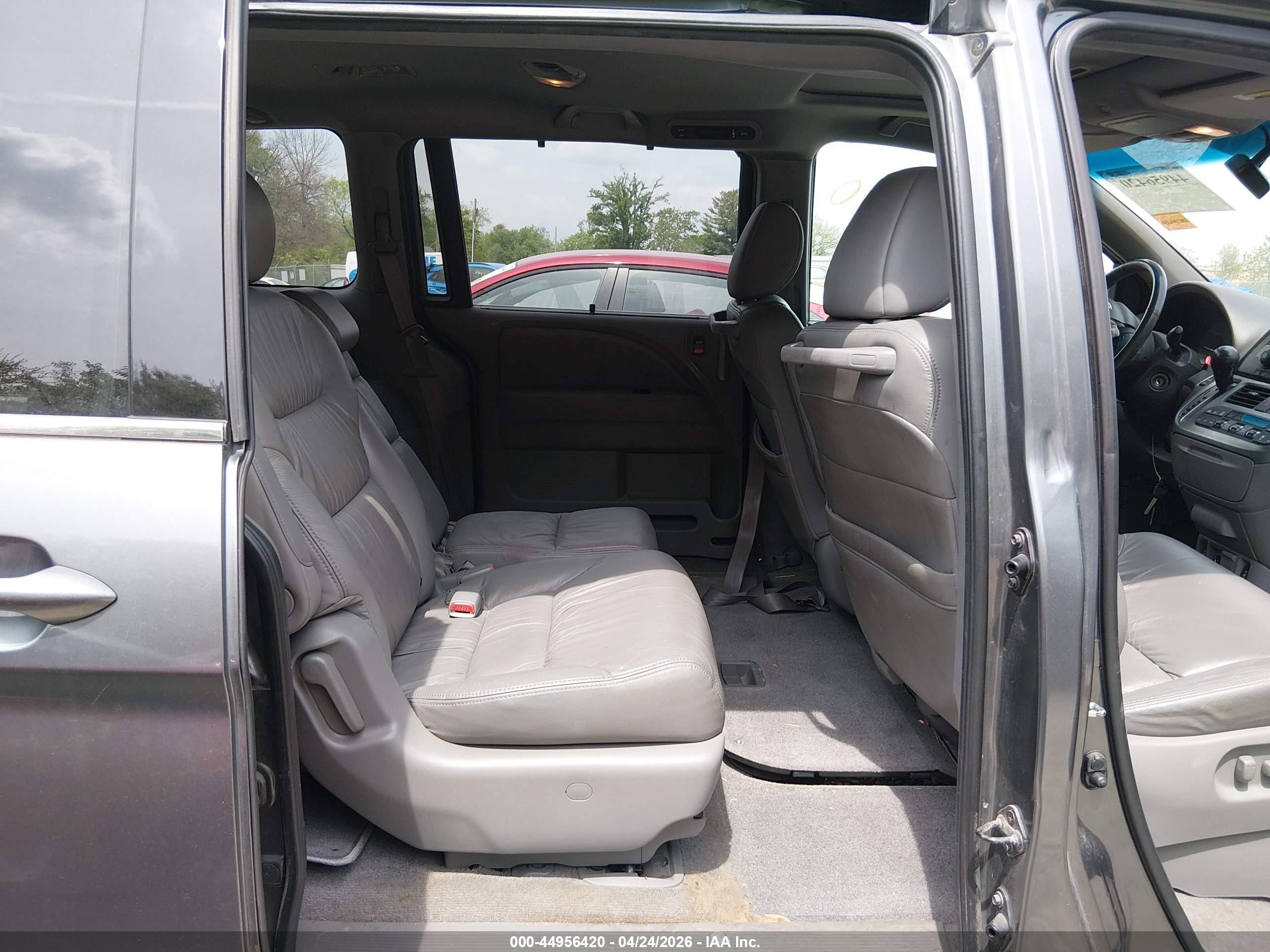 2010 Honda Odyssey Ex-l Gray vin: 5FNRL3H61AB007258