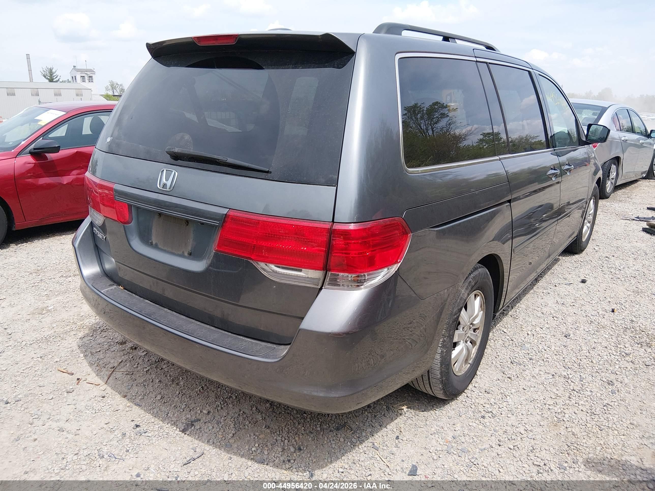2010 Honda Odyssey Ex-l Gray vin: 5FNRL3H61AB007258