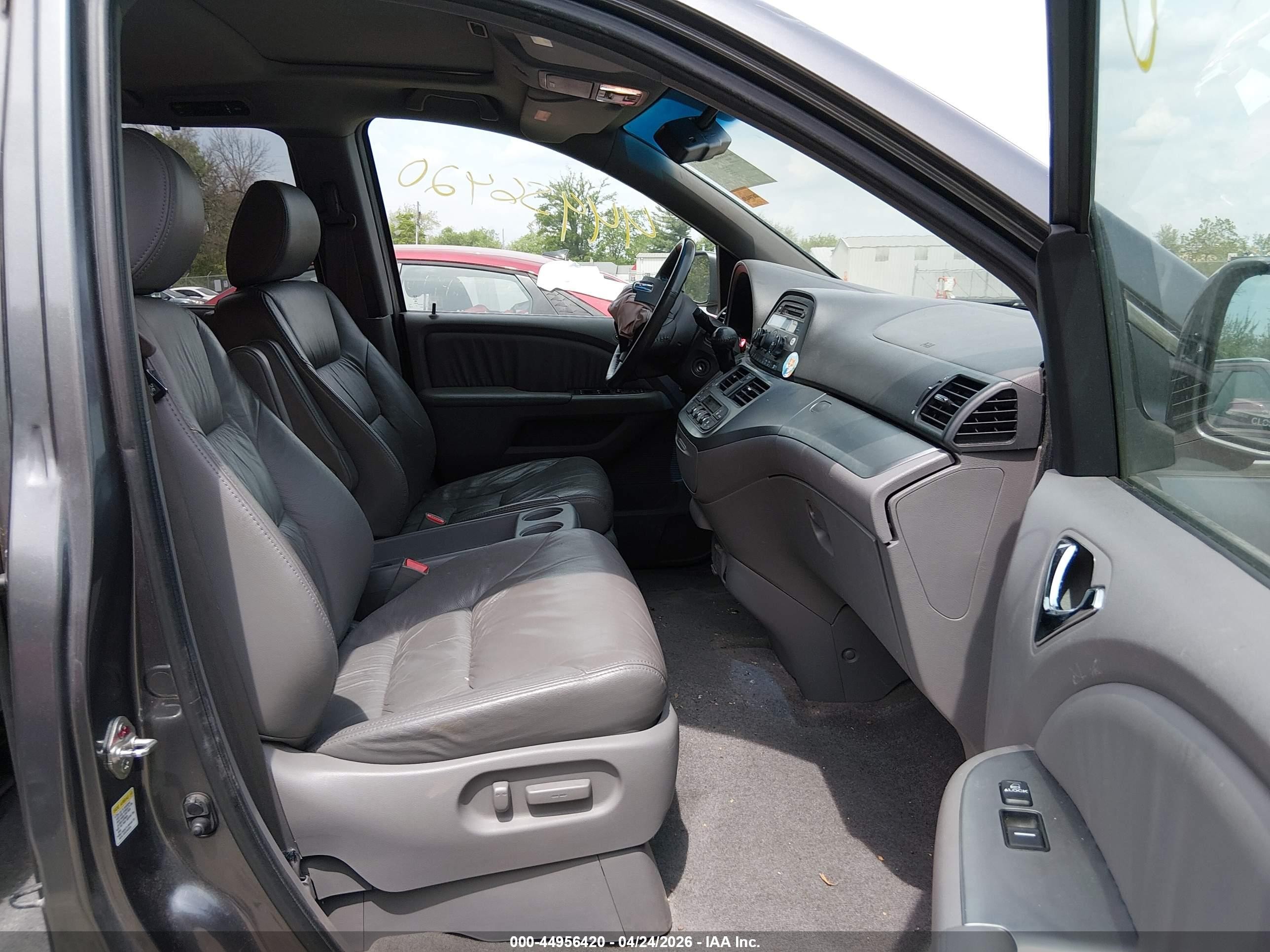 2010 Honda Odyssey Ex-l Gray vin: 5FNRL3H61AB007258