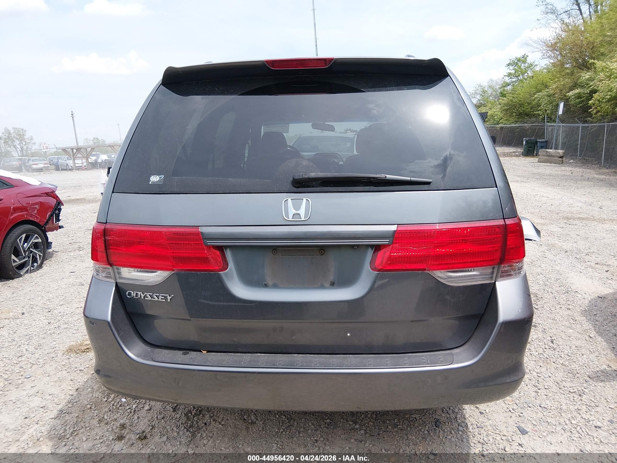 2010 Honda Odyssey Ex-l Gray vin: 5FNRL3H61AB007258