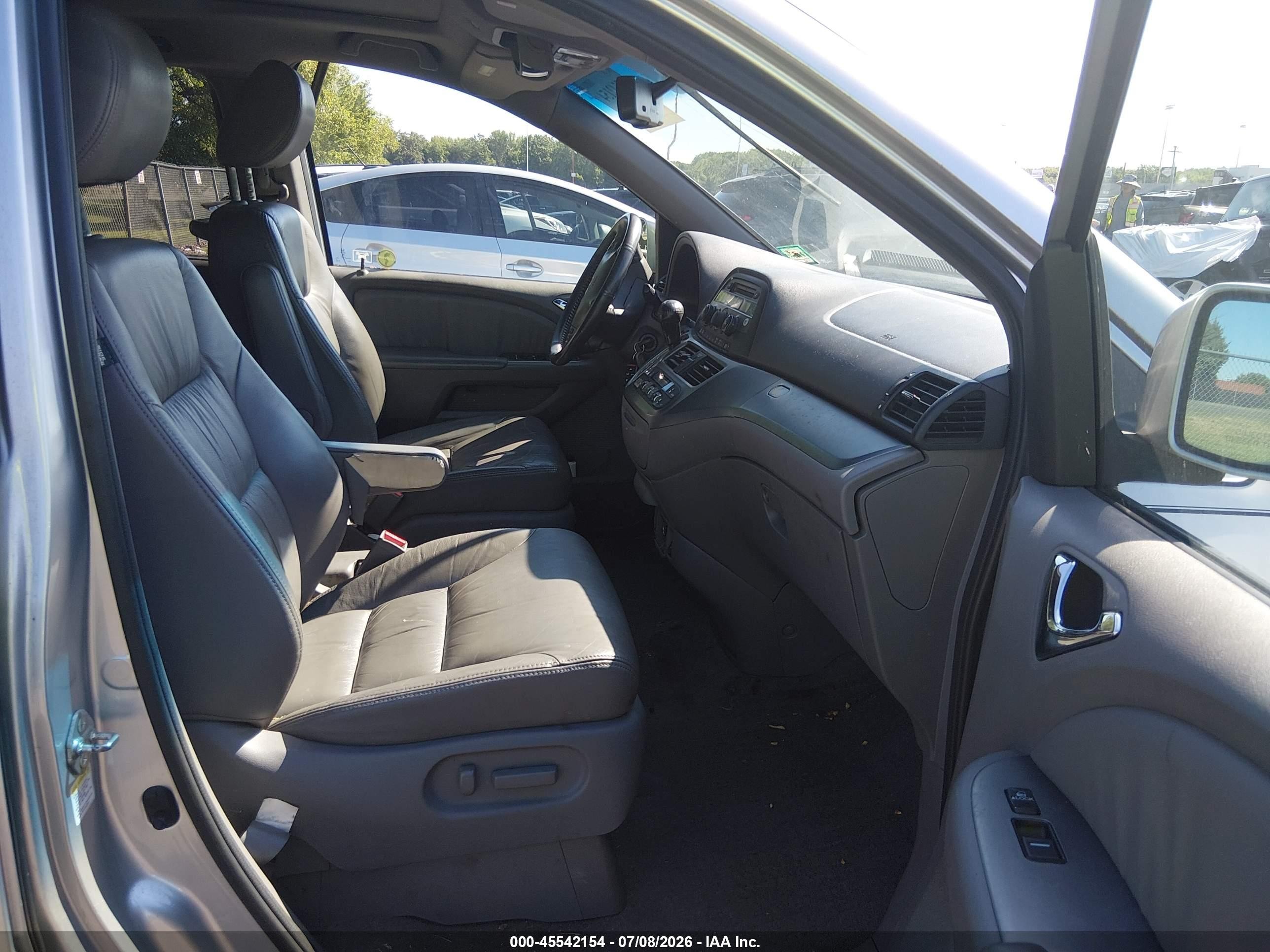 2010 Honda Odyssey Ex-l Silver vin: 5FNRL3H61AB014940