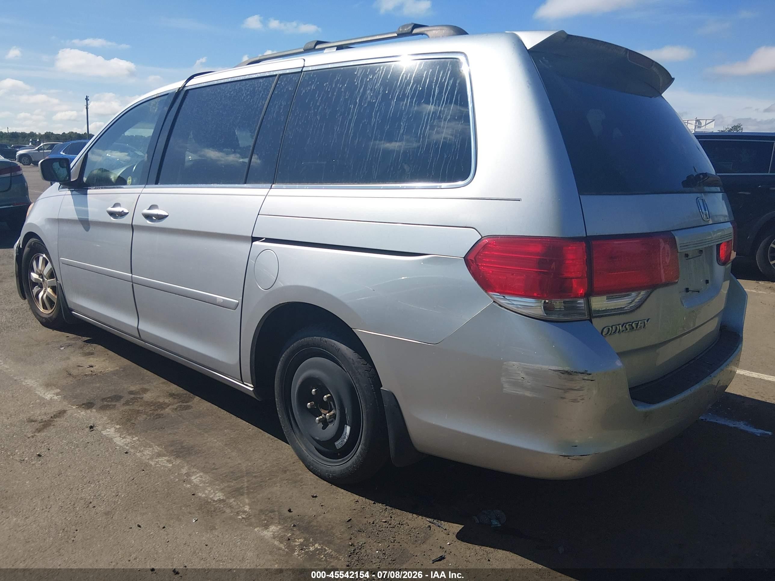 2010 Honda Odyssey Ex-l Silver vin: 5FNRL3H61AB014940