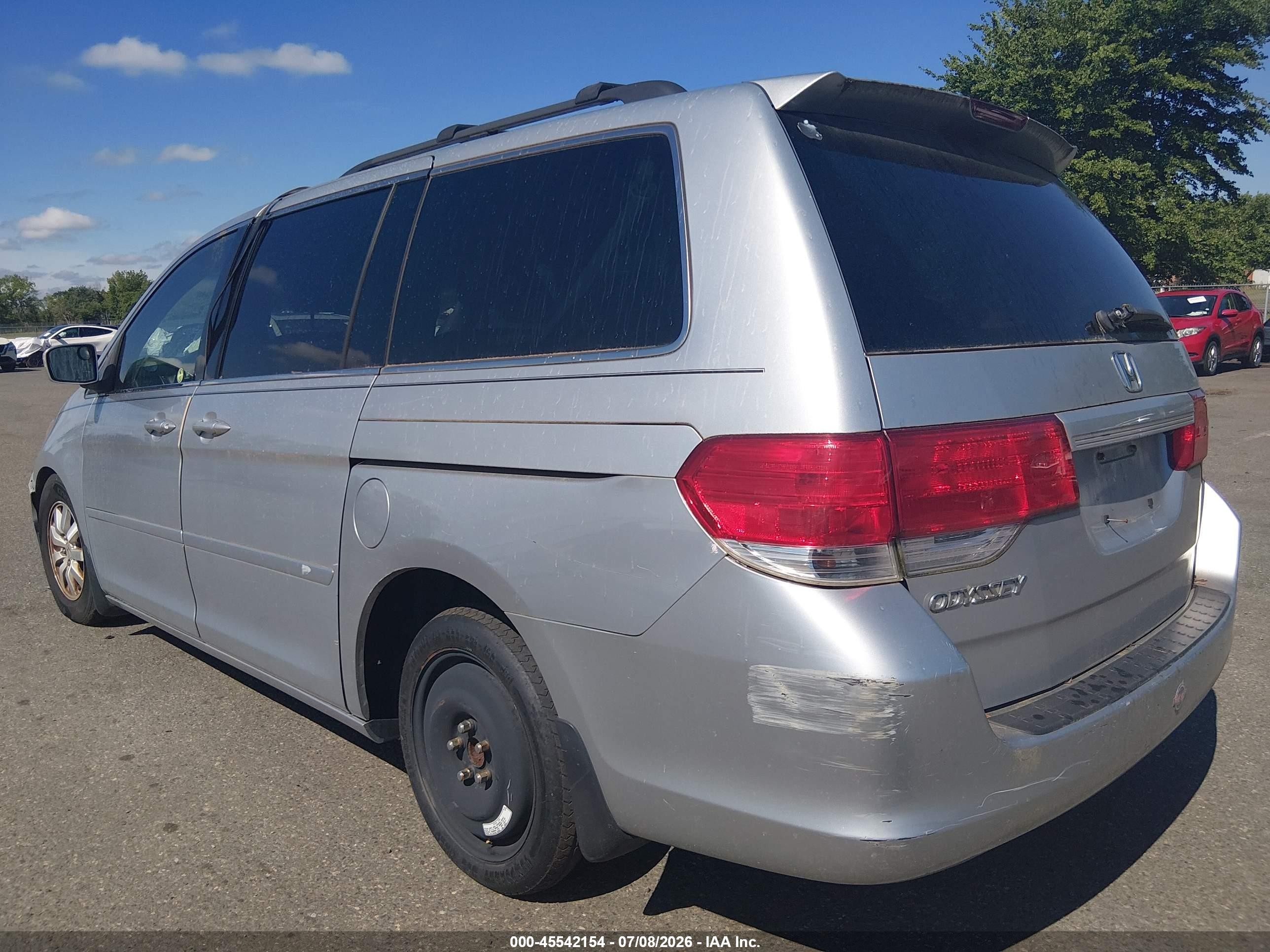 2010 Honda Odyssey Ex-l Silver vin: 5FNRL3H61AB014940