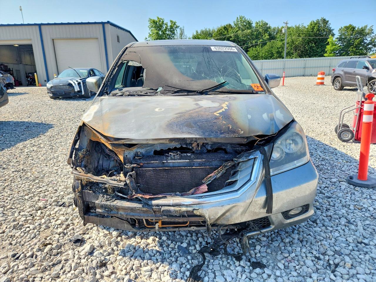 2010 Honda Odyssey Exl Silver vin: 5FNRL3H61AB039594