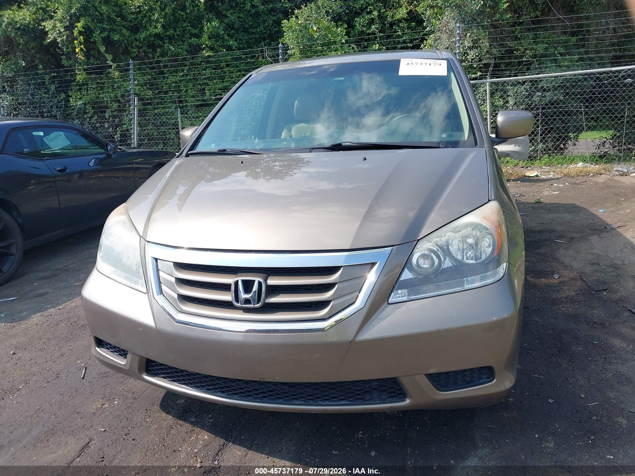 2010 Honda Odyssey Ex-l Золотой vin: 5FNRL3H61AB074538