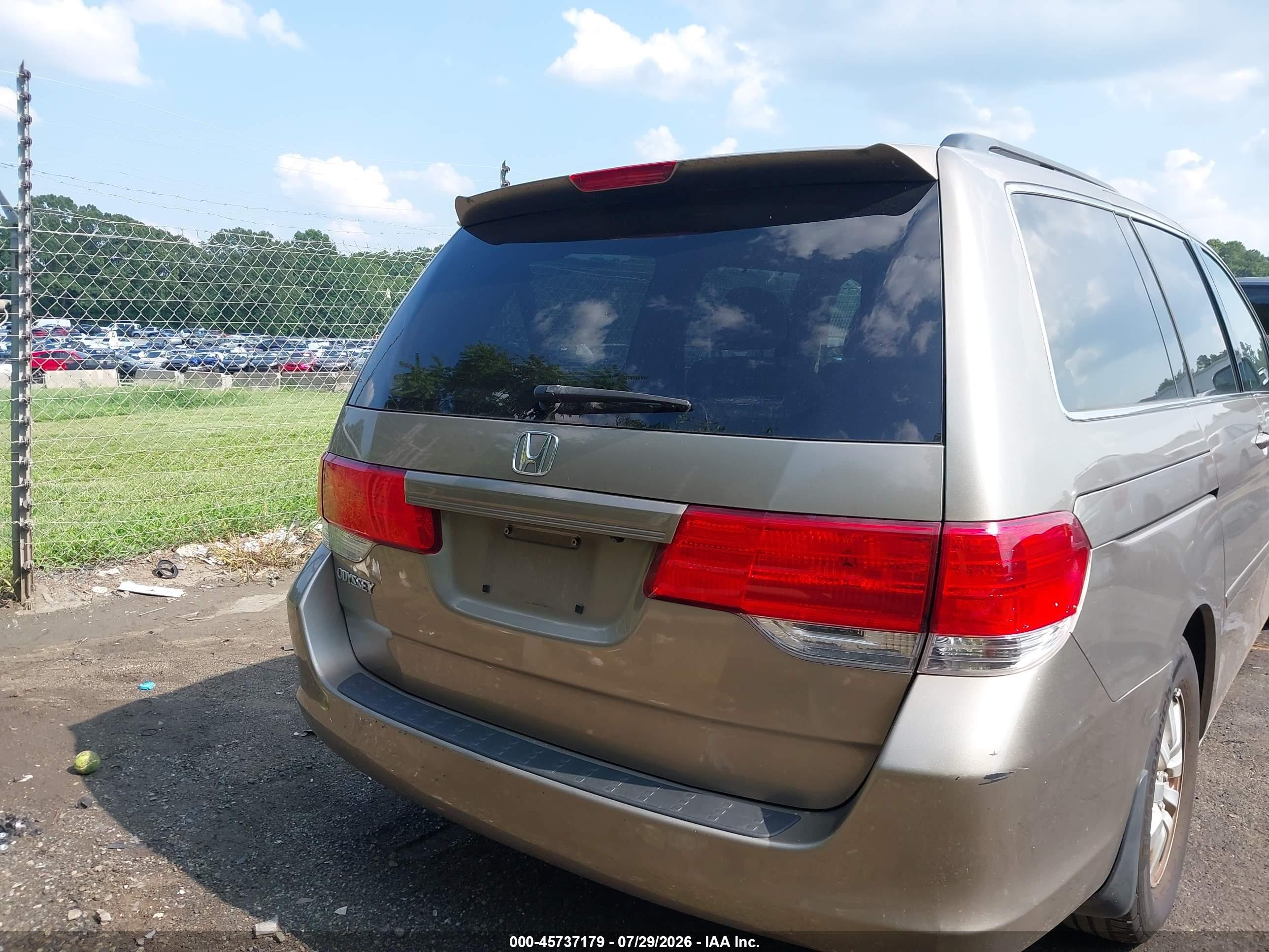 2010 Honda Odyssey Ex-l Золотой vin: 5FNRL3H61AB074538