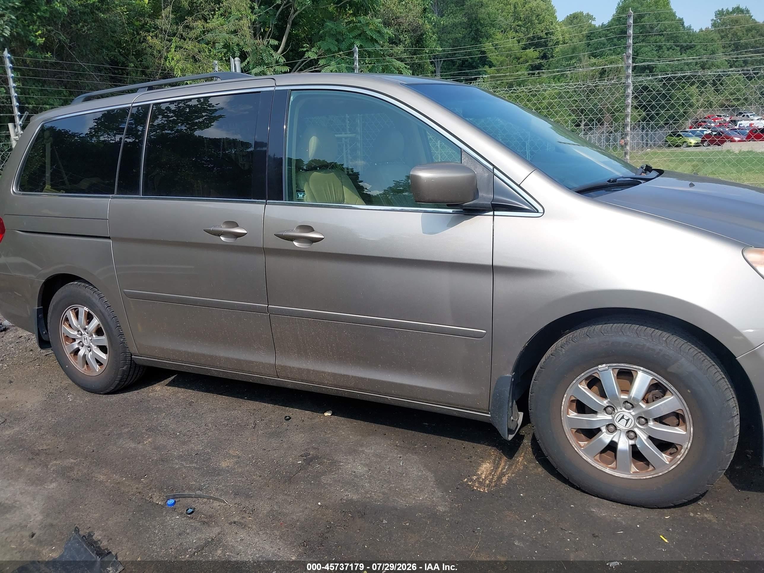 2010 Honda Odyssey Ex-l Золотой vin: 5FNRL3H61AB074538