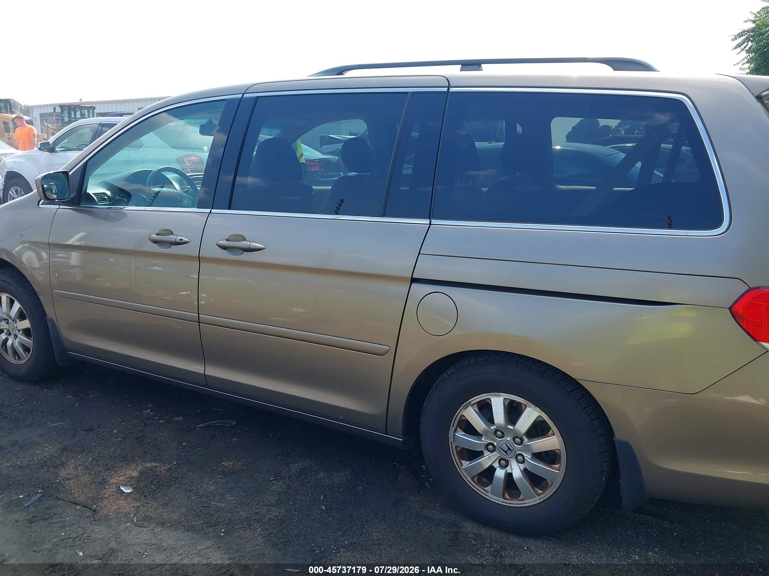 2010 Honda Odyssey Ex-l Золотой vin: 5FNRL3H61AB074538
