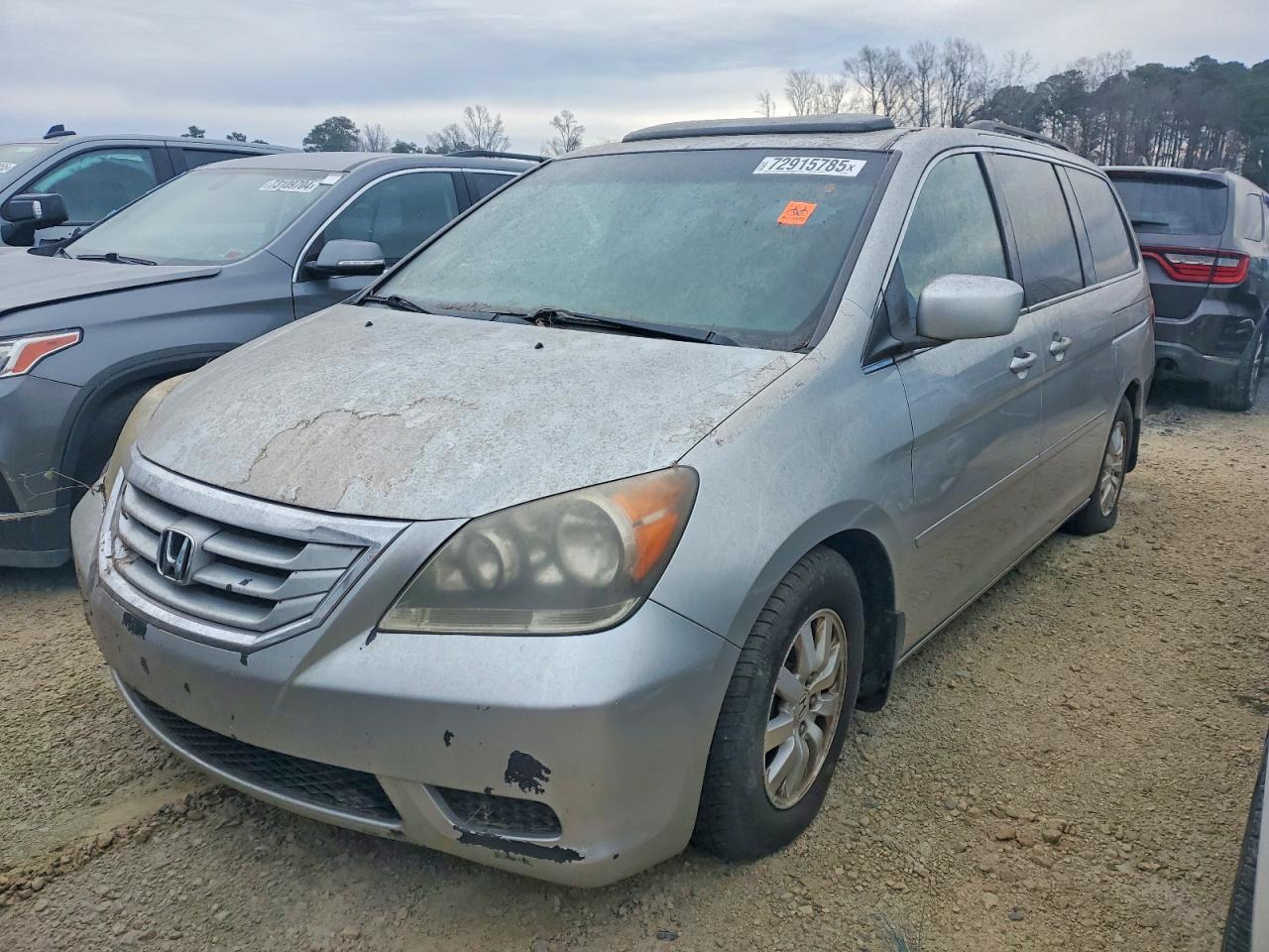 2010 Honda Odyssey Exl Silver vin: 5FNRL3H61AB083028