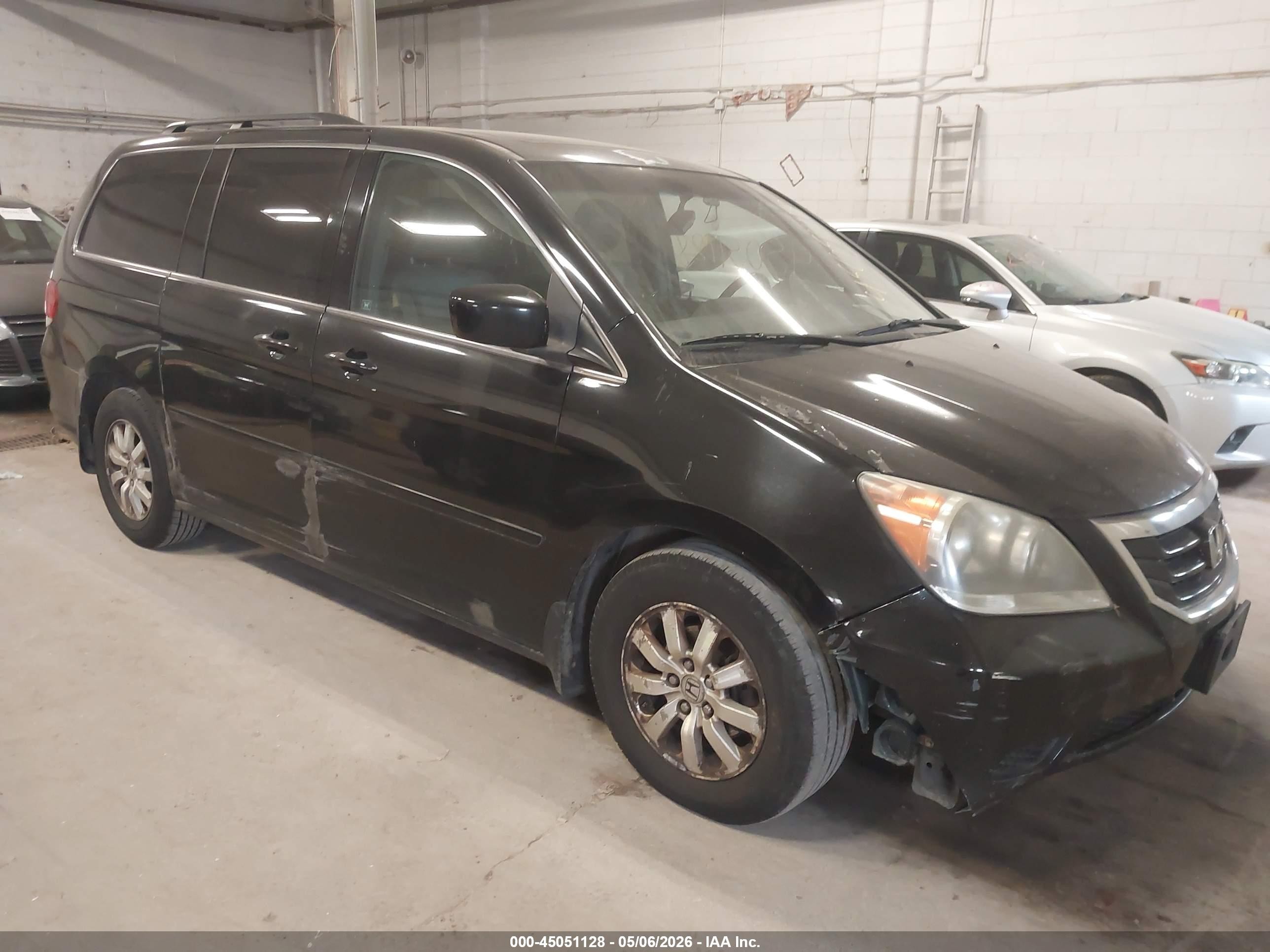 2010 Honda Odyssey Ex-l Черный vin: 5FNRL3H61AB083403