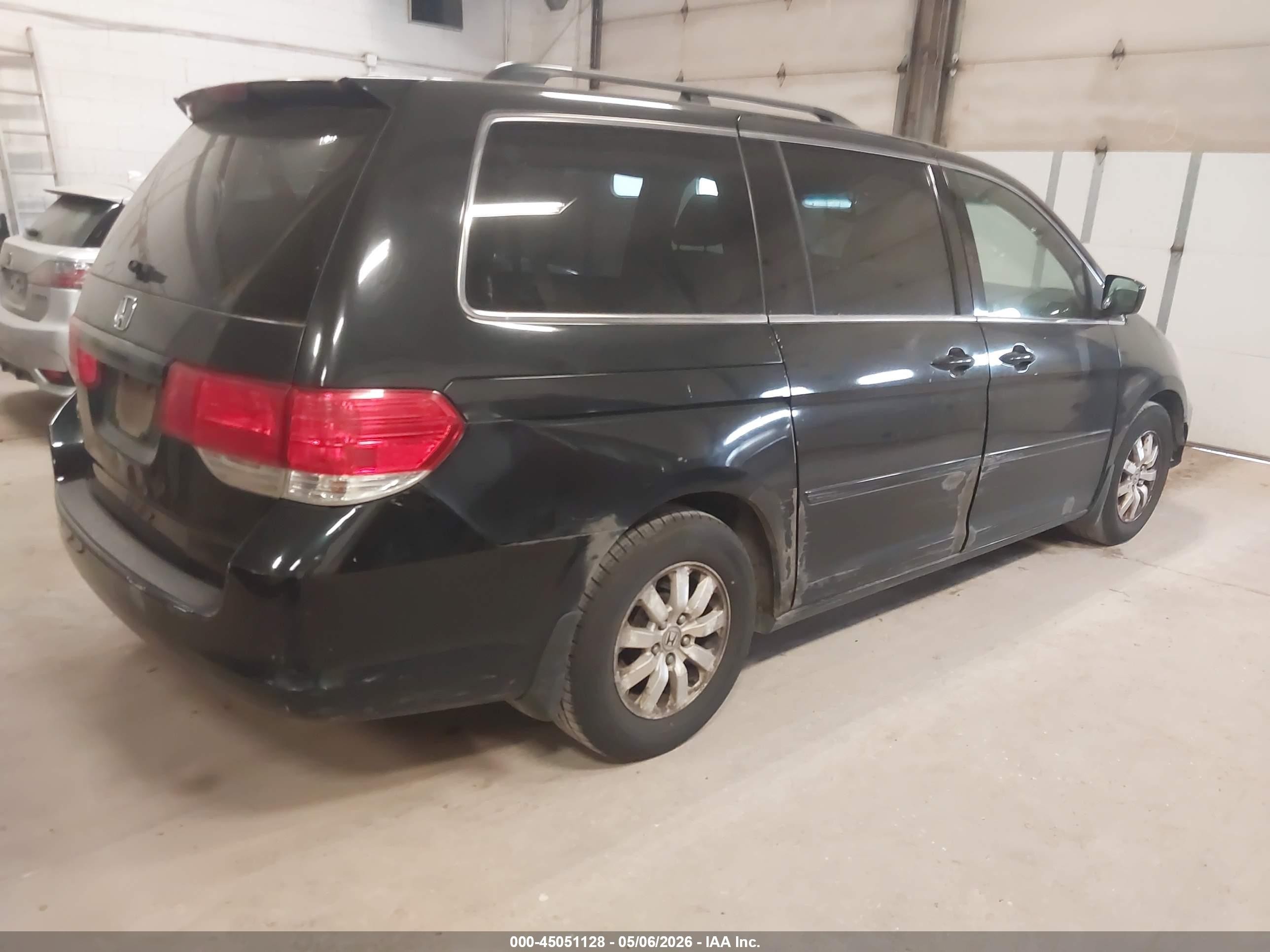 2010 Honda Odyssey Ex-l Черный vin: 5FNRL3H61AB083403