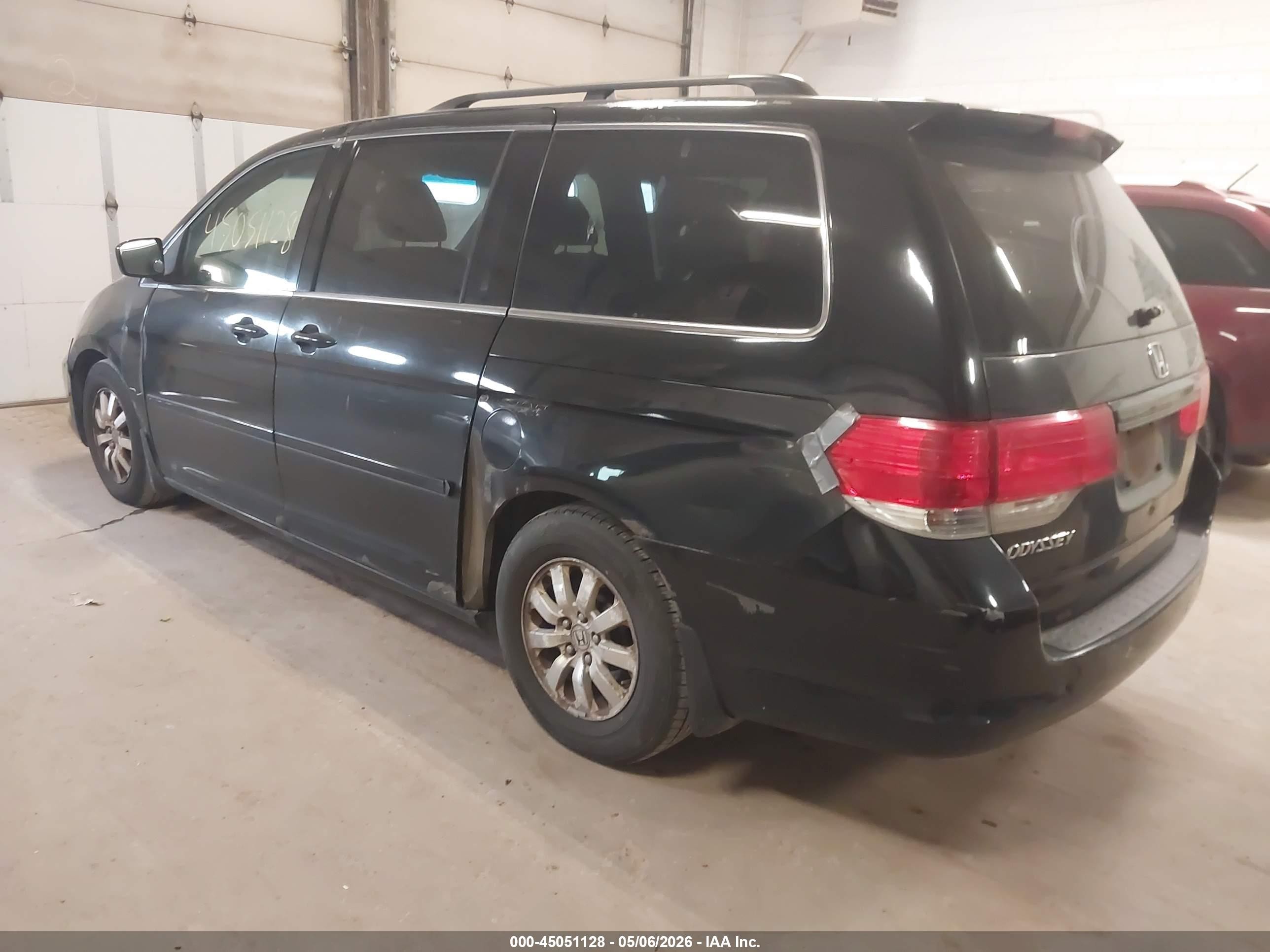 2010 Honda Odyssey Ex-l Черный vin: 5FNRL3H61AB083403