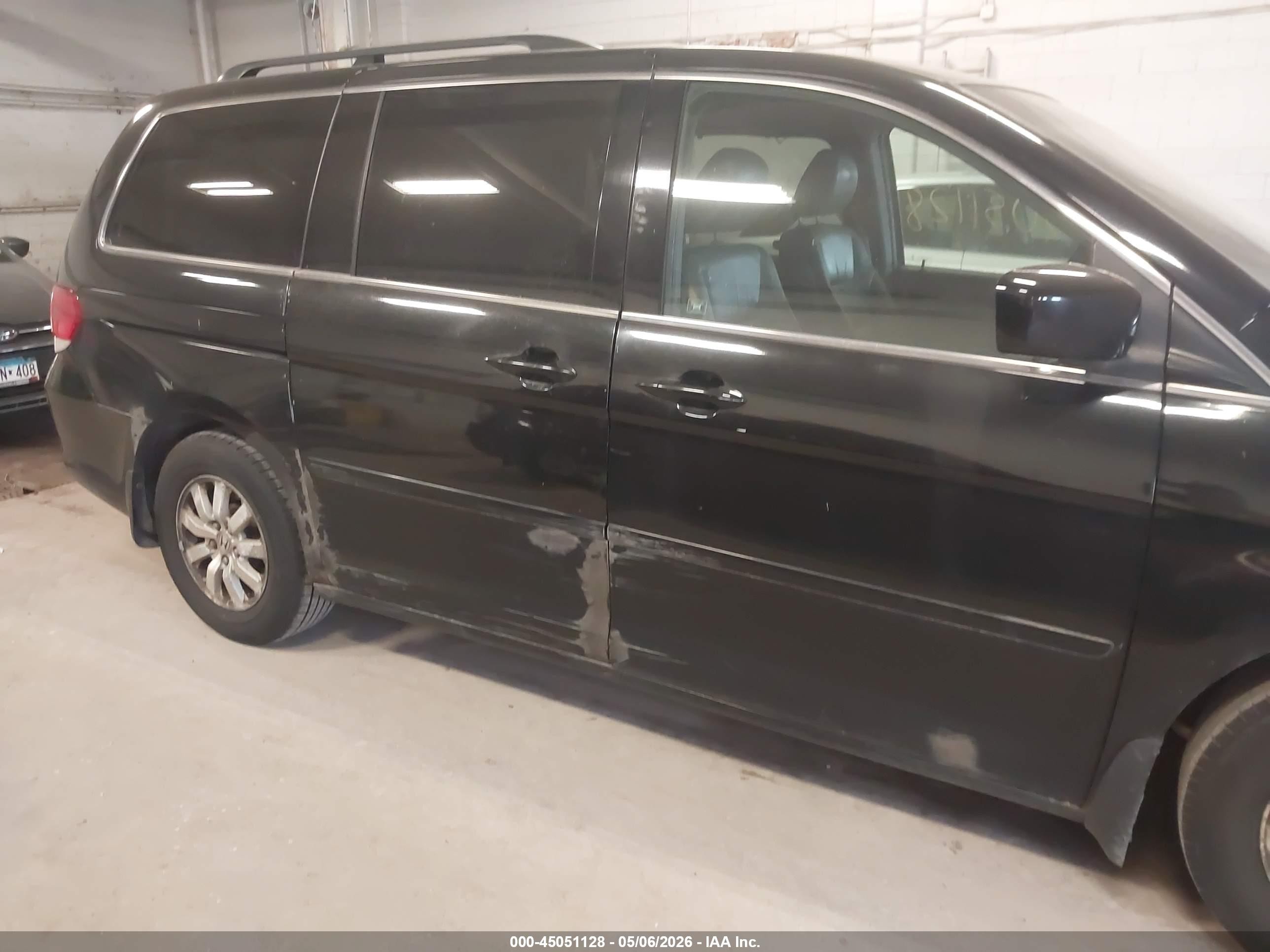 2010 Honda Odyssey Ex-l Черный vin: 5FNRL3H61AB083403
