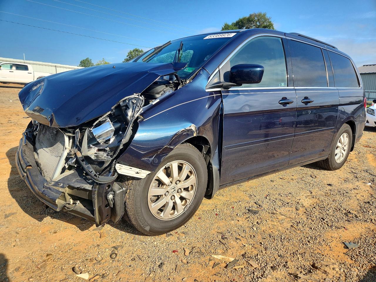 2010 Honda Odyssey Exl Blue vin: 5FNRL3H61AB098774