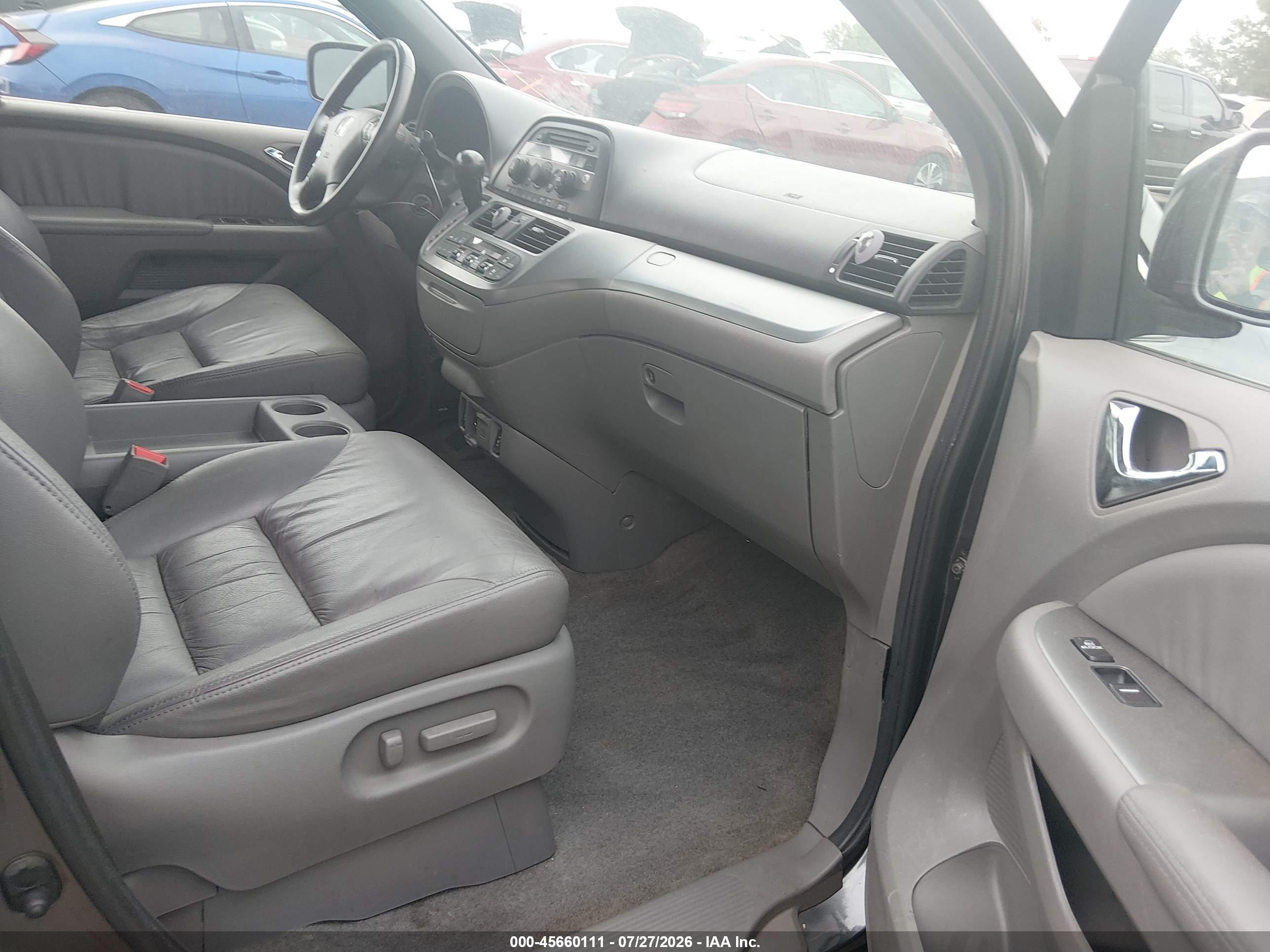2010 Honda Odyssey Ex-l Gray vin: 5FNRL3H62AB018558