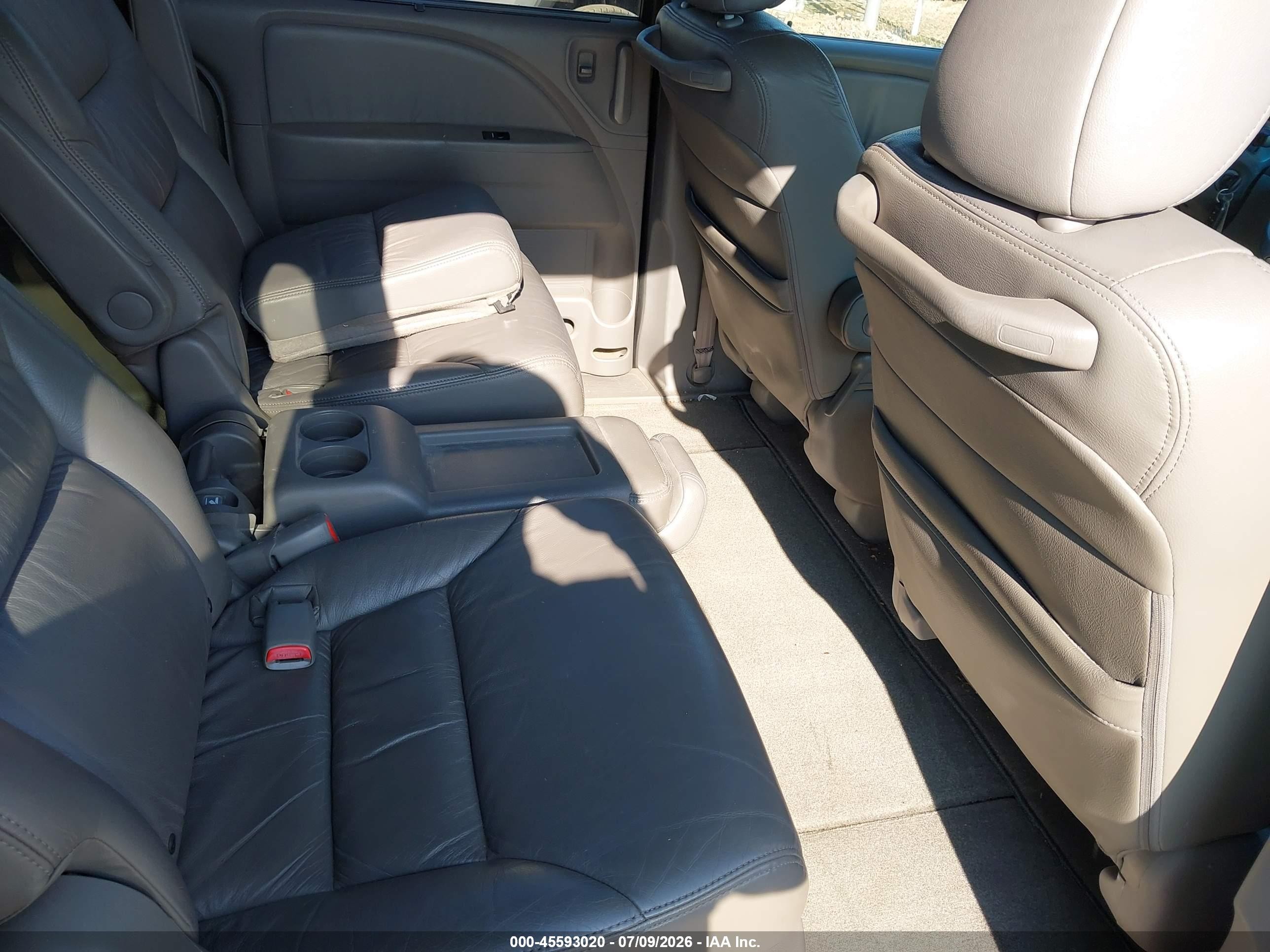 2010 Honda Odyssey Ex-l Light Blue vin: 5FNRL3H62AB035117