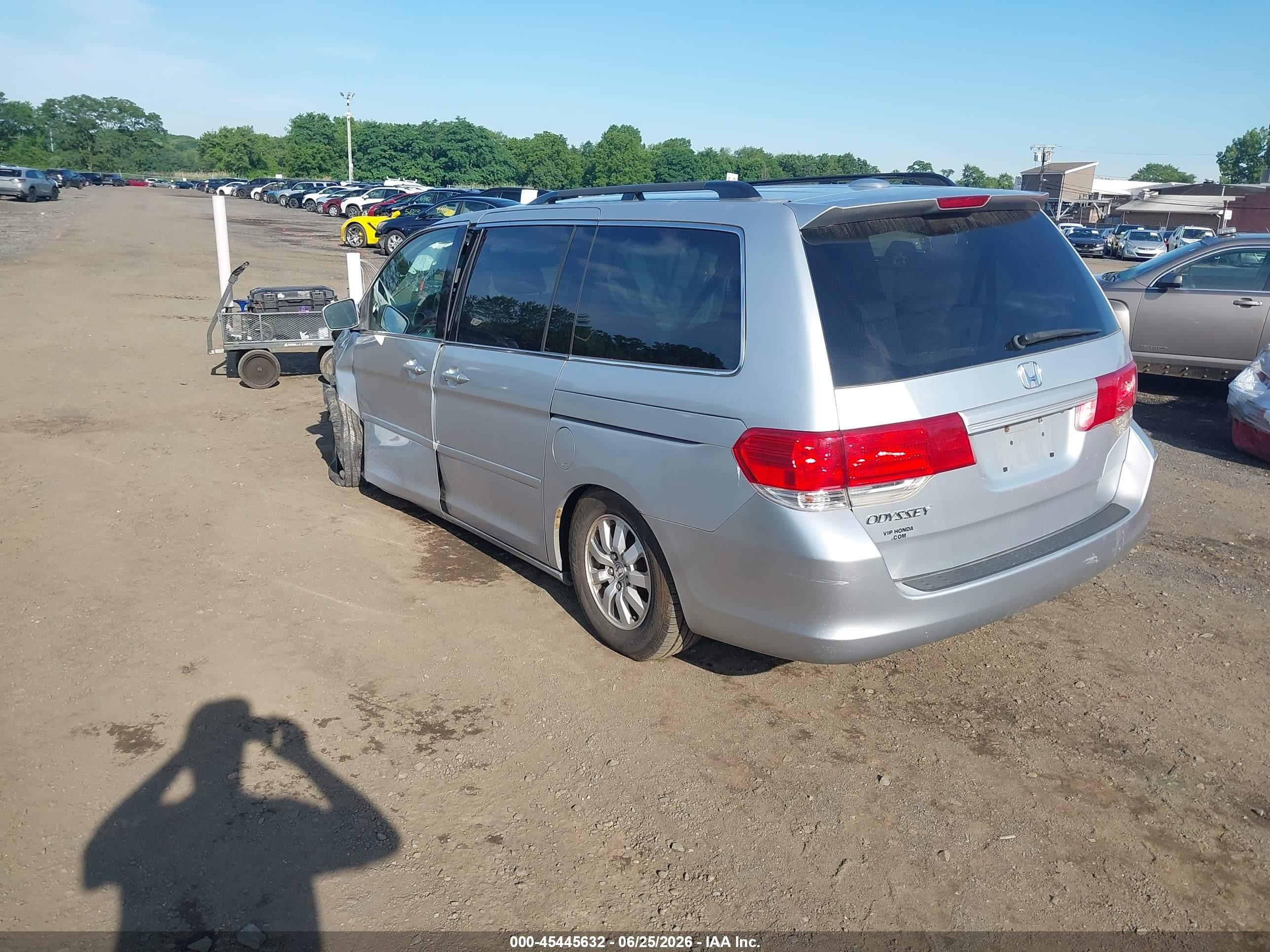 2010 Honda Odyssey Ex-l Gray vin: 5FNRL3H62AB053178