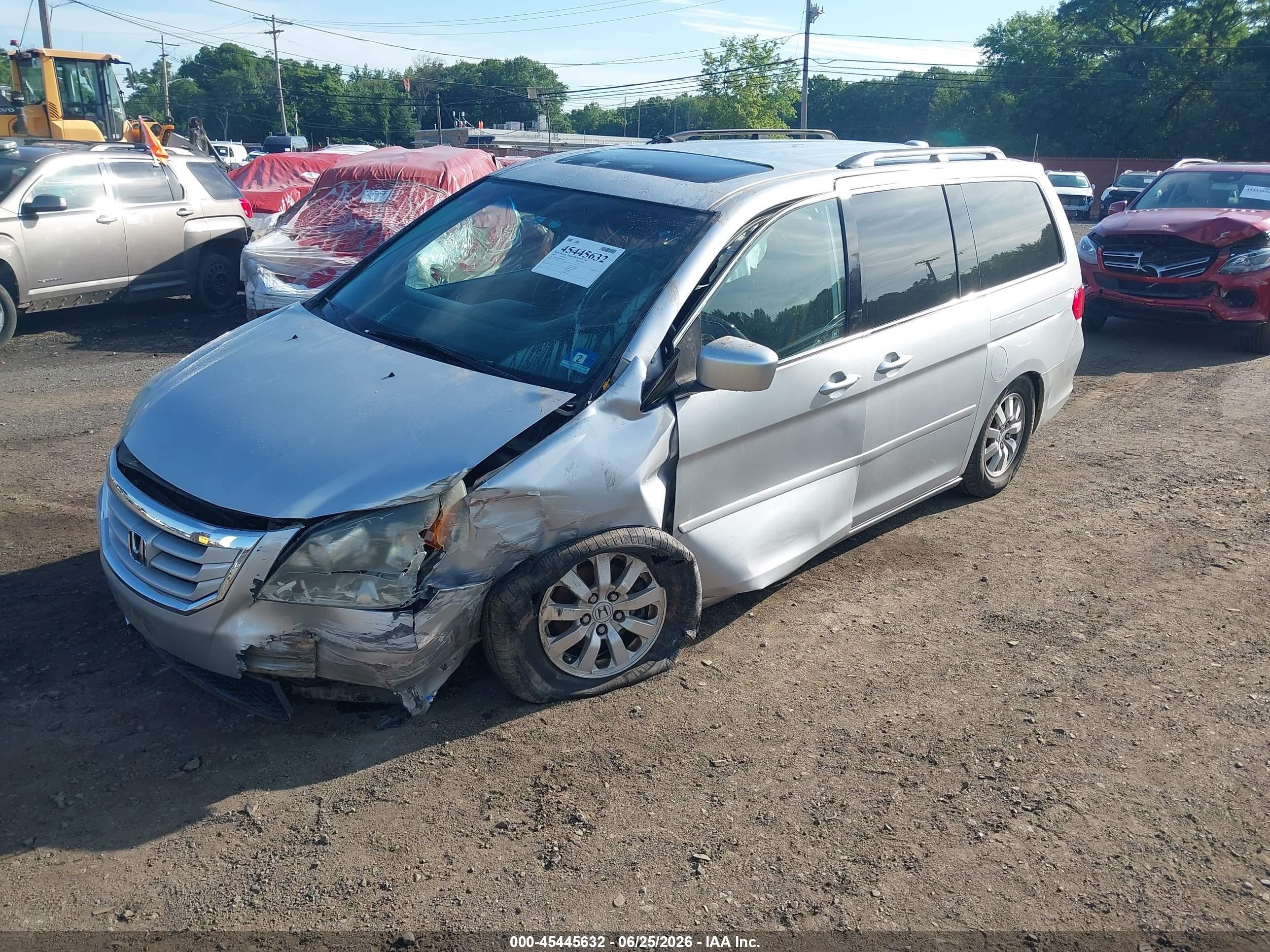 2010 Honda Odyssey Ex-l Gray vin: 5FNRL3H62AB053178