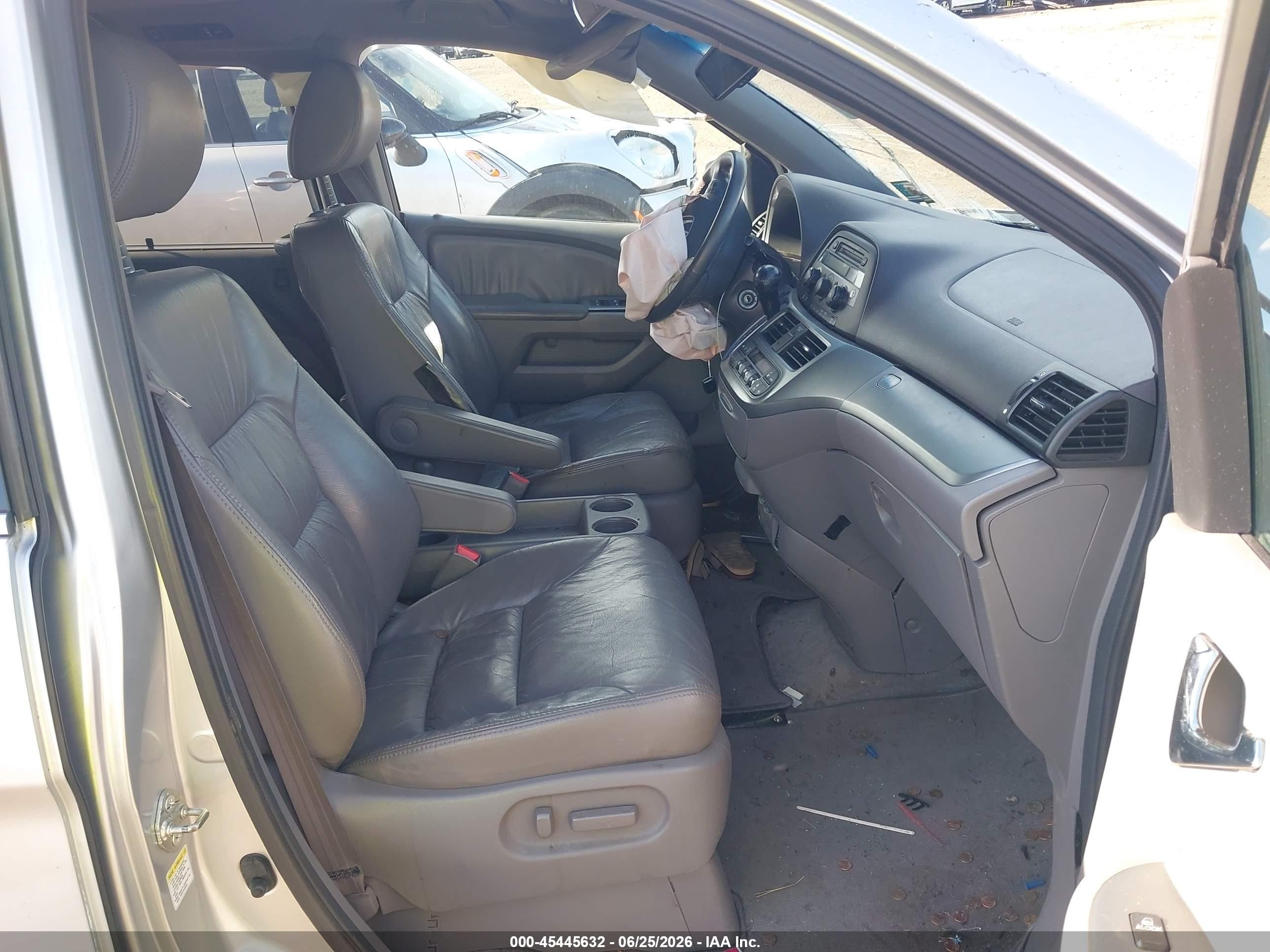 2010 Honda Odyssey Ex-l Gray vin: 5FNRL3H62AB053178
