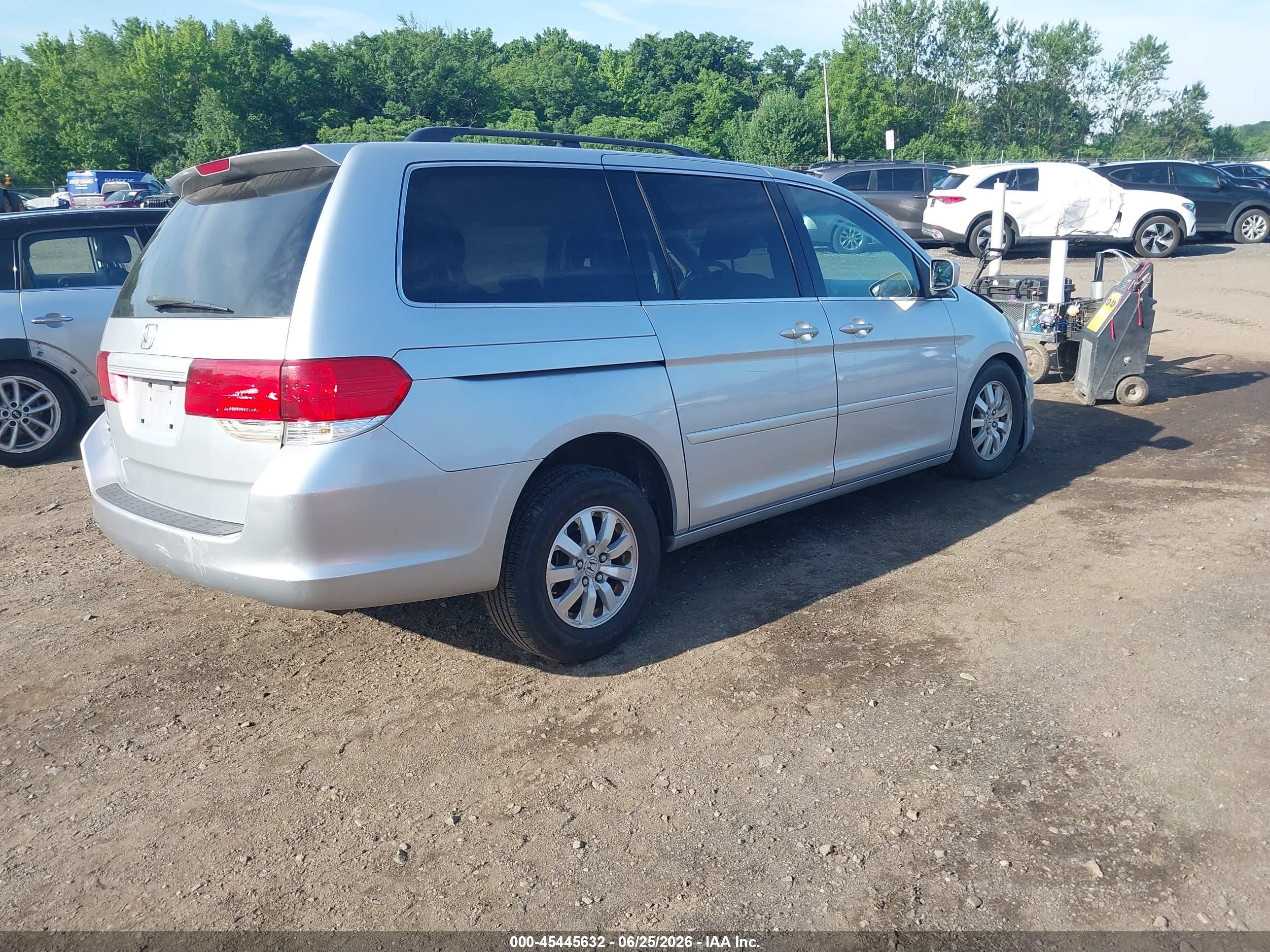 2010 Honda Odyssey Ex-l Gray vin: 5FNRL3H62AB053178
