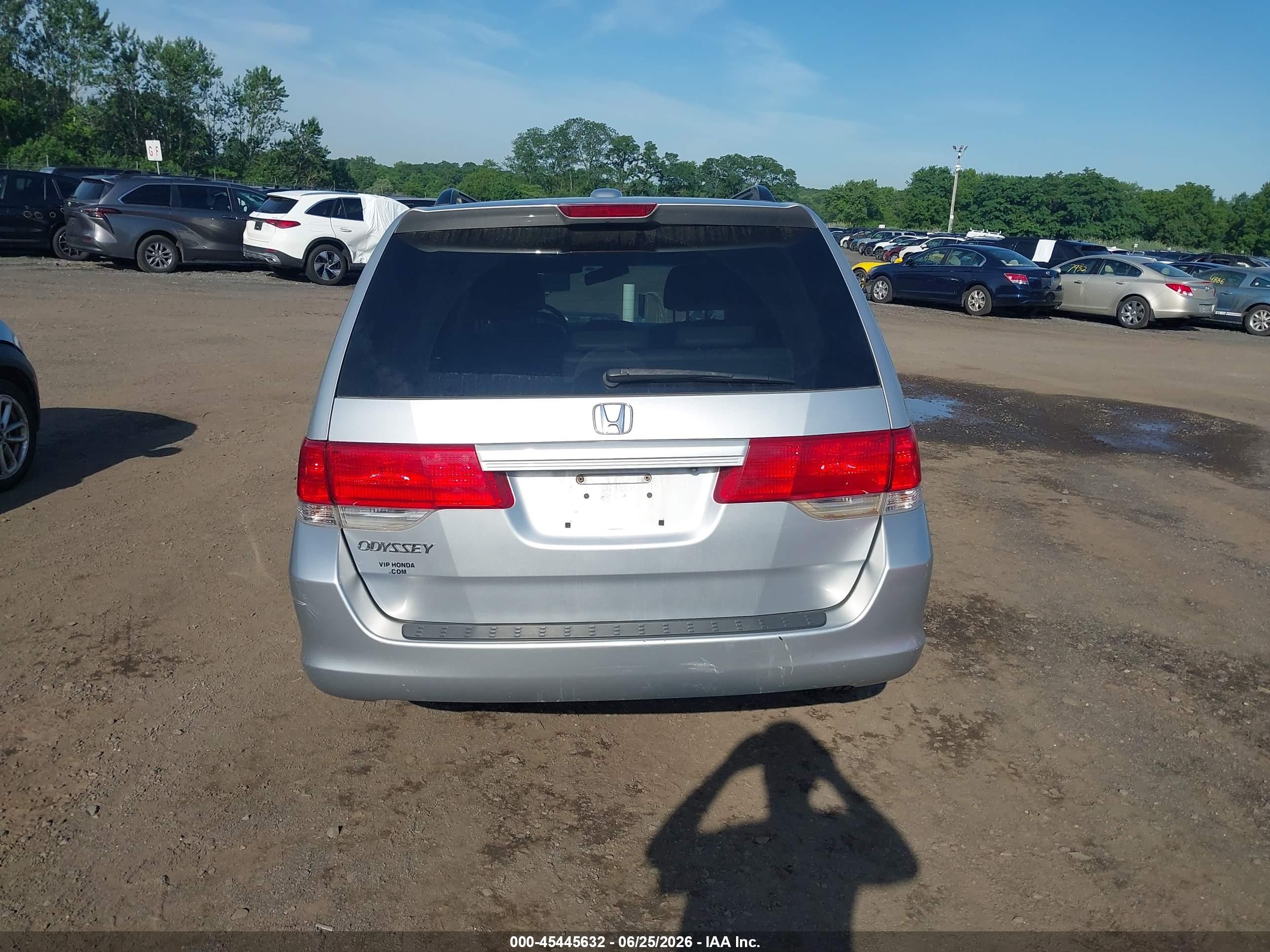 2010 Honda Odyssey Ex-l Gray vin: 5FNRL3H62AB053178