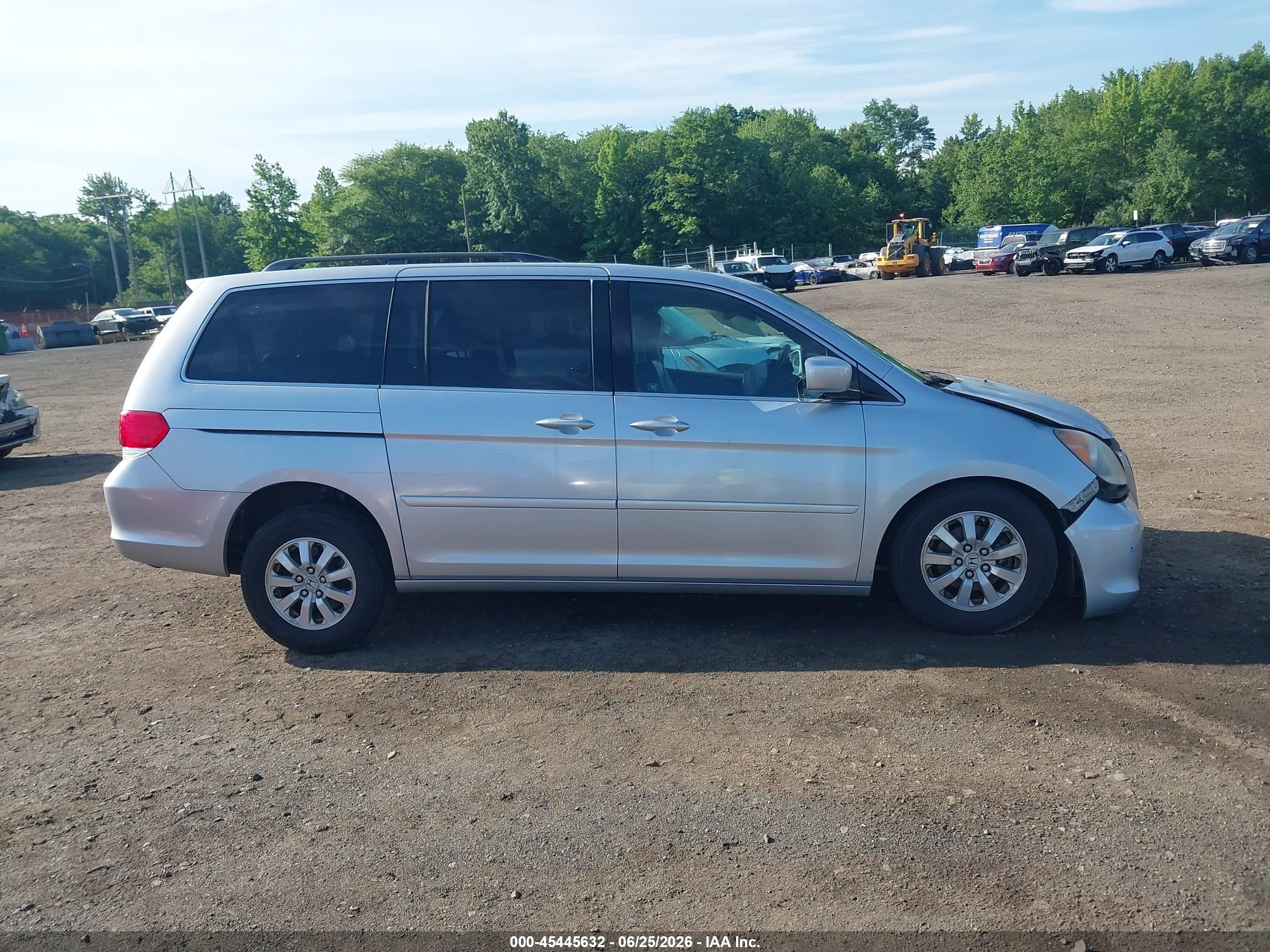 2010 Honda Odyssey Ex-l Gray vin: 5FNRL3H62AB053178