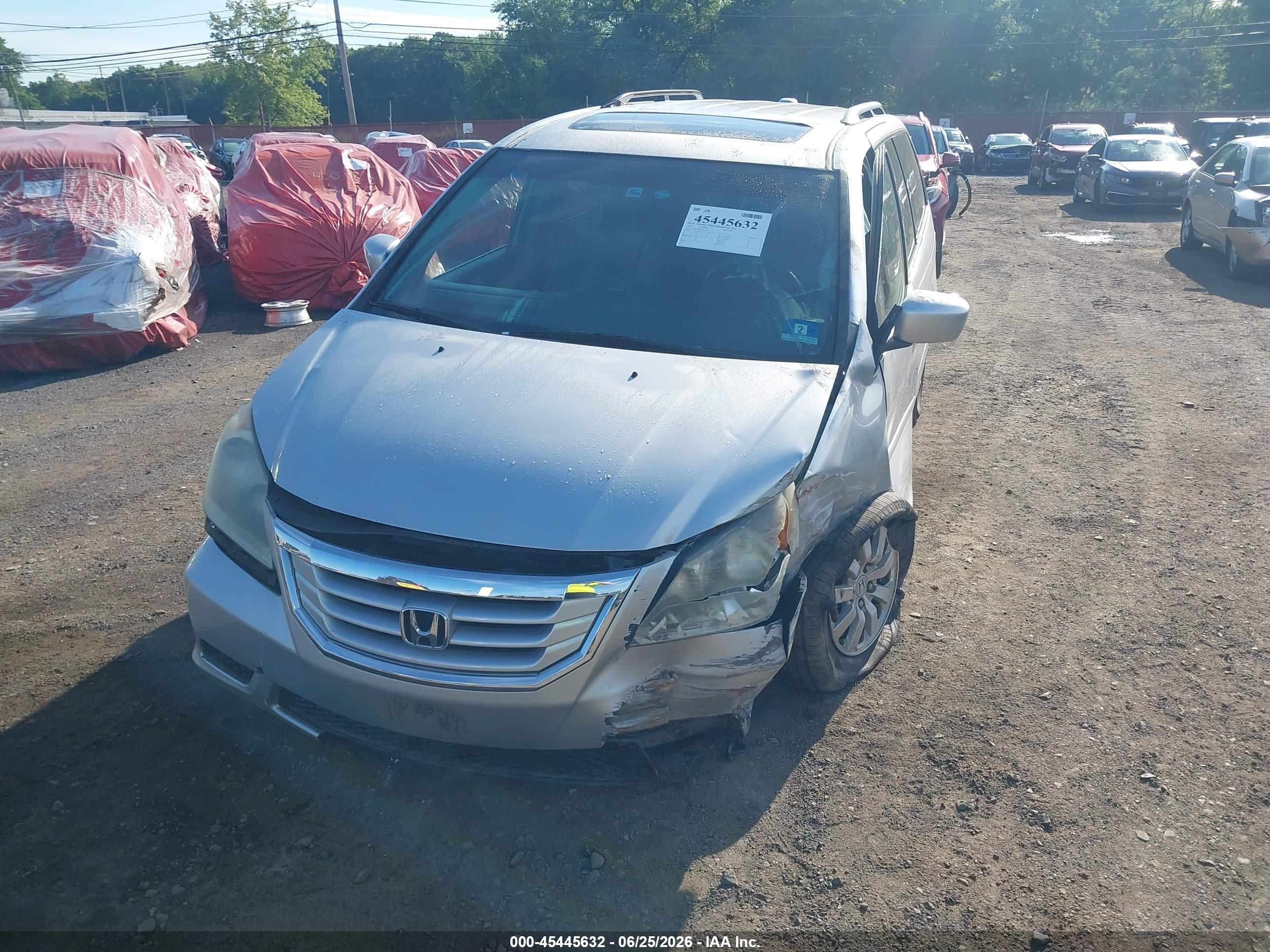 2010 Honda Odyssey Ex-l Gray vin: 5FNRL3H62AB053178