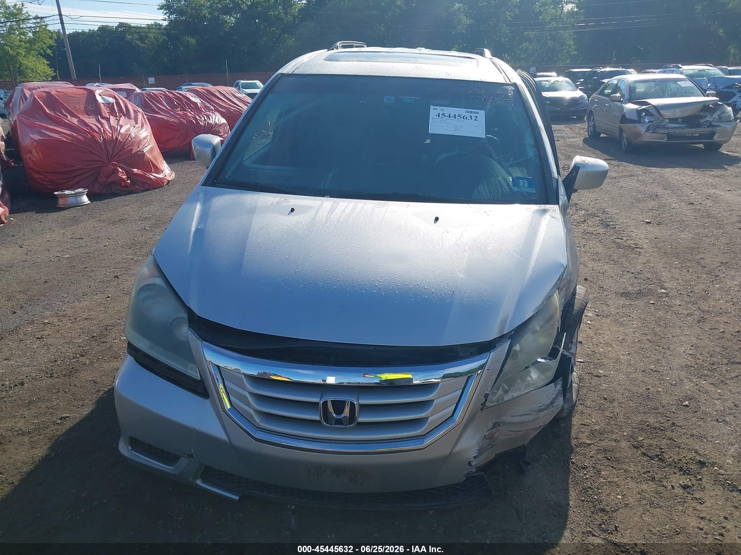 2010 Honda Odyssey Ex-l Gray vin: 5FNRL3H62AB053178