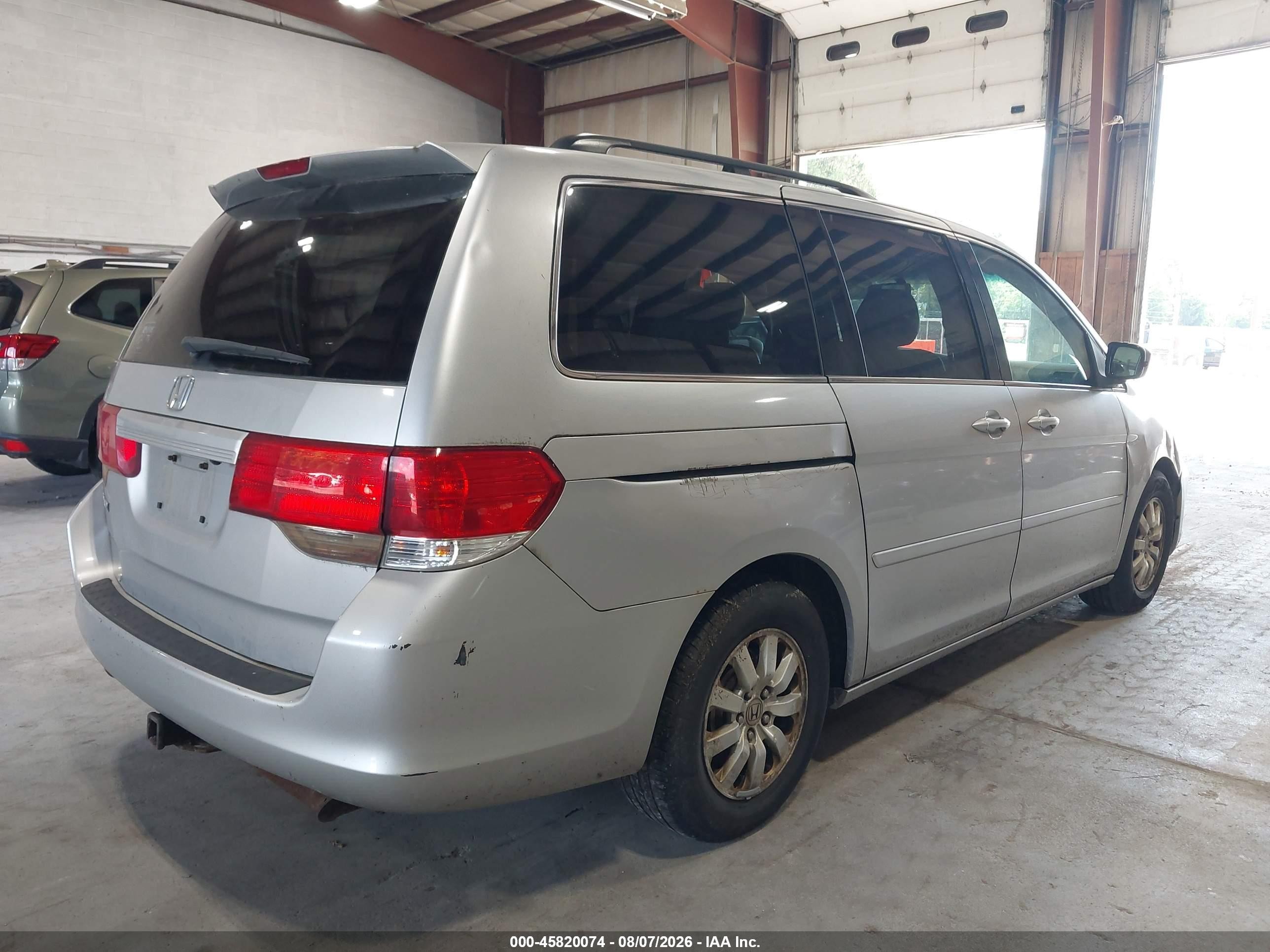 2010 Honda Odyssey Ex-l Silver vin: 5FNRL3H62AB067355