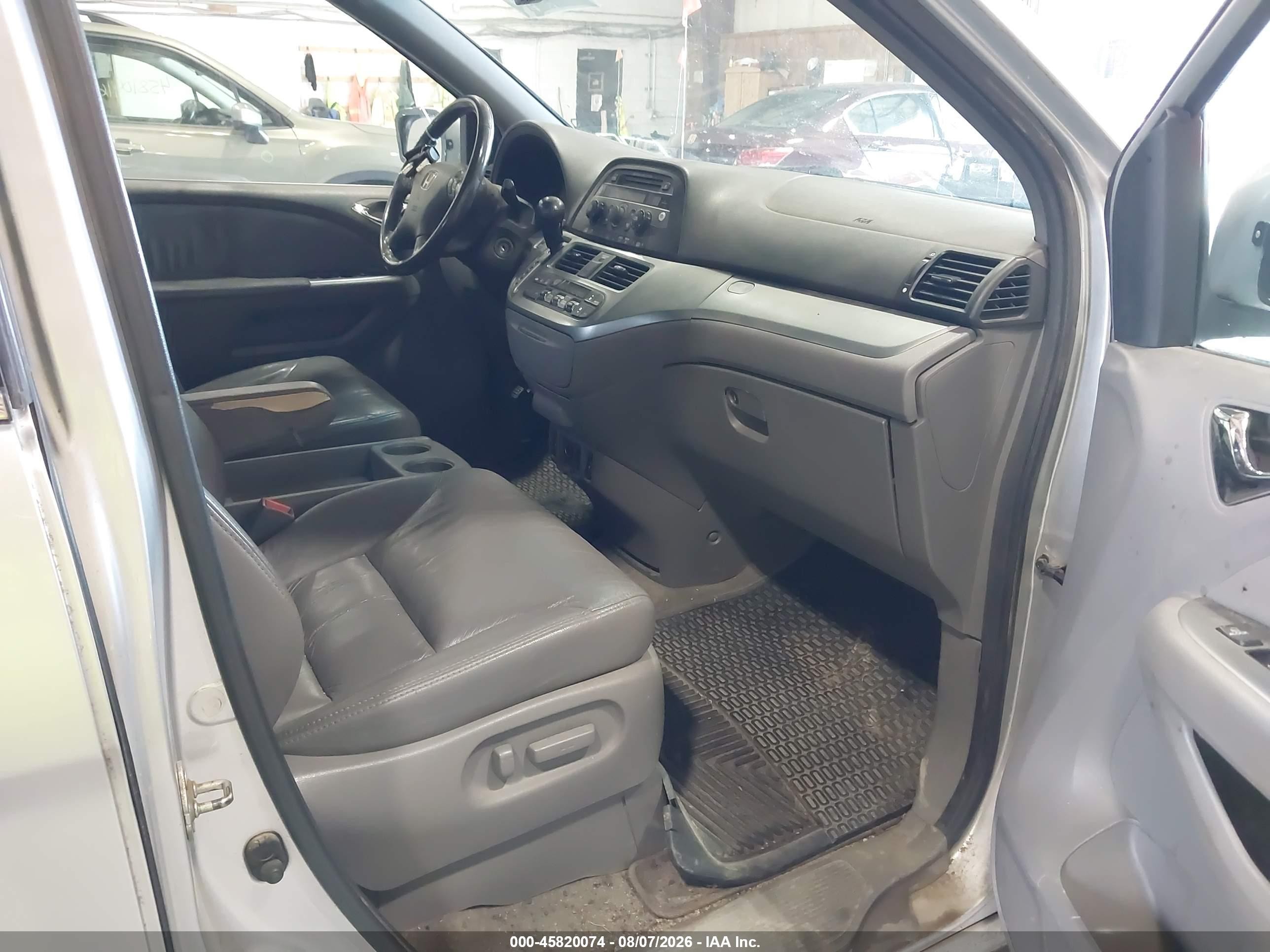 2010 Honda Odyssey Ex-l Silver vin: 5FNRL3H62AB067355