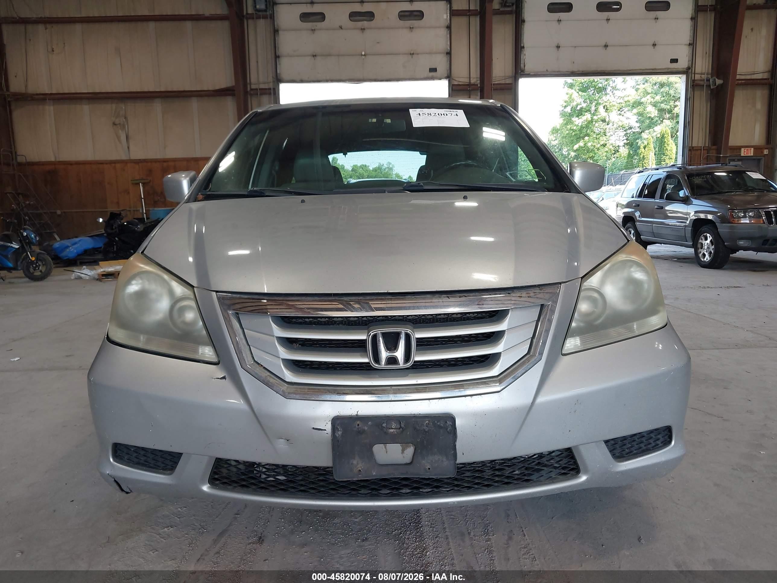2010 Honda Odyssey Ex-l Silver vin: 5FNRL3H62AB067355