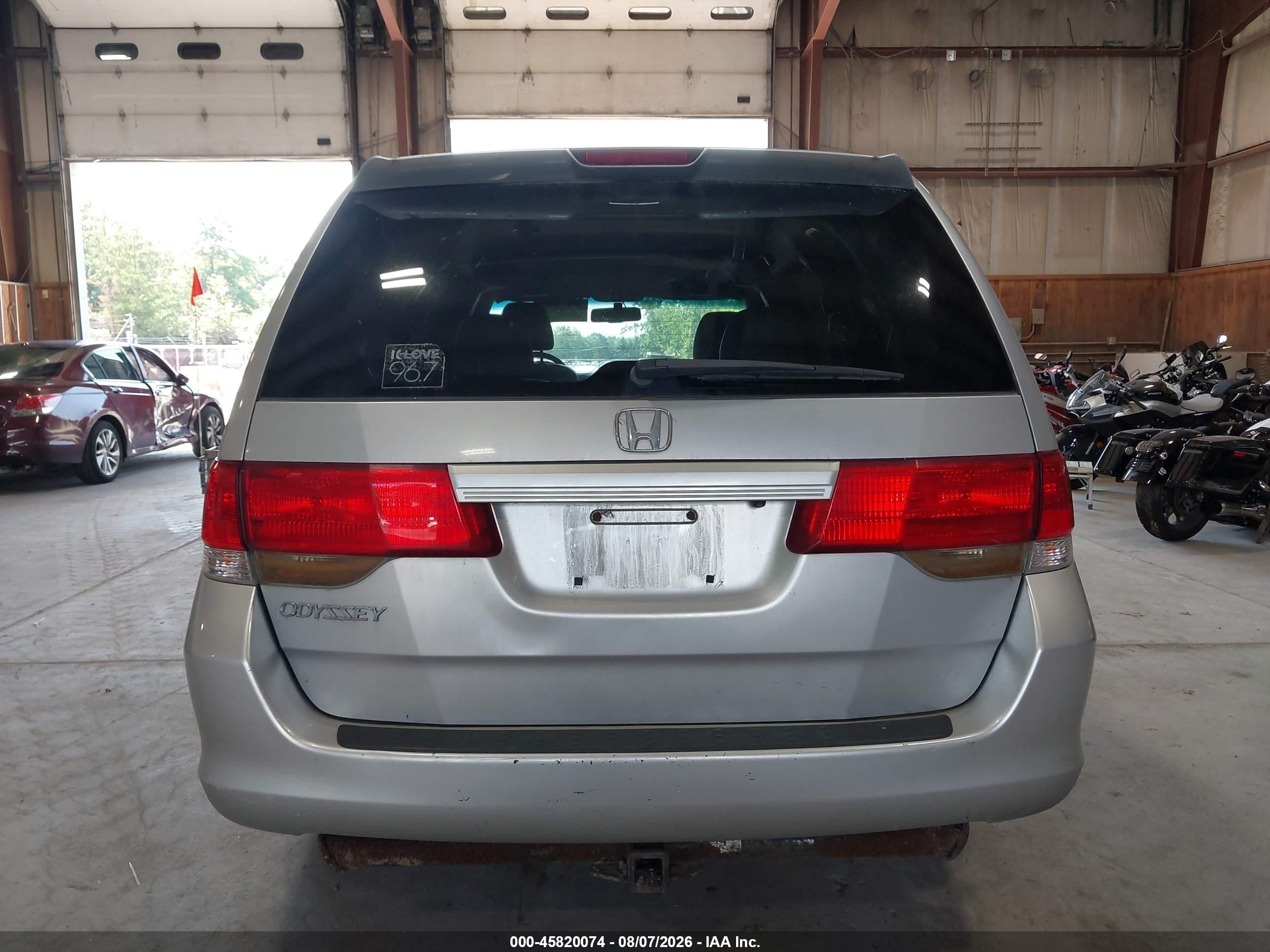 2010 Honda Odyssey Ex-l Silver vin: 5FNRL3H62AB067355