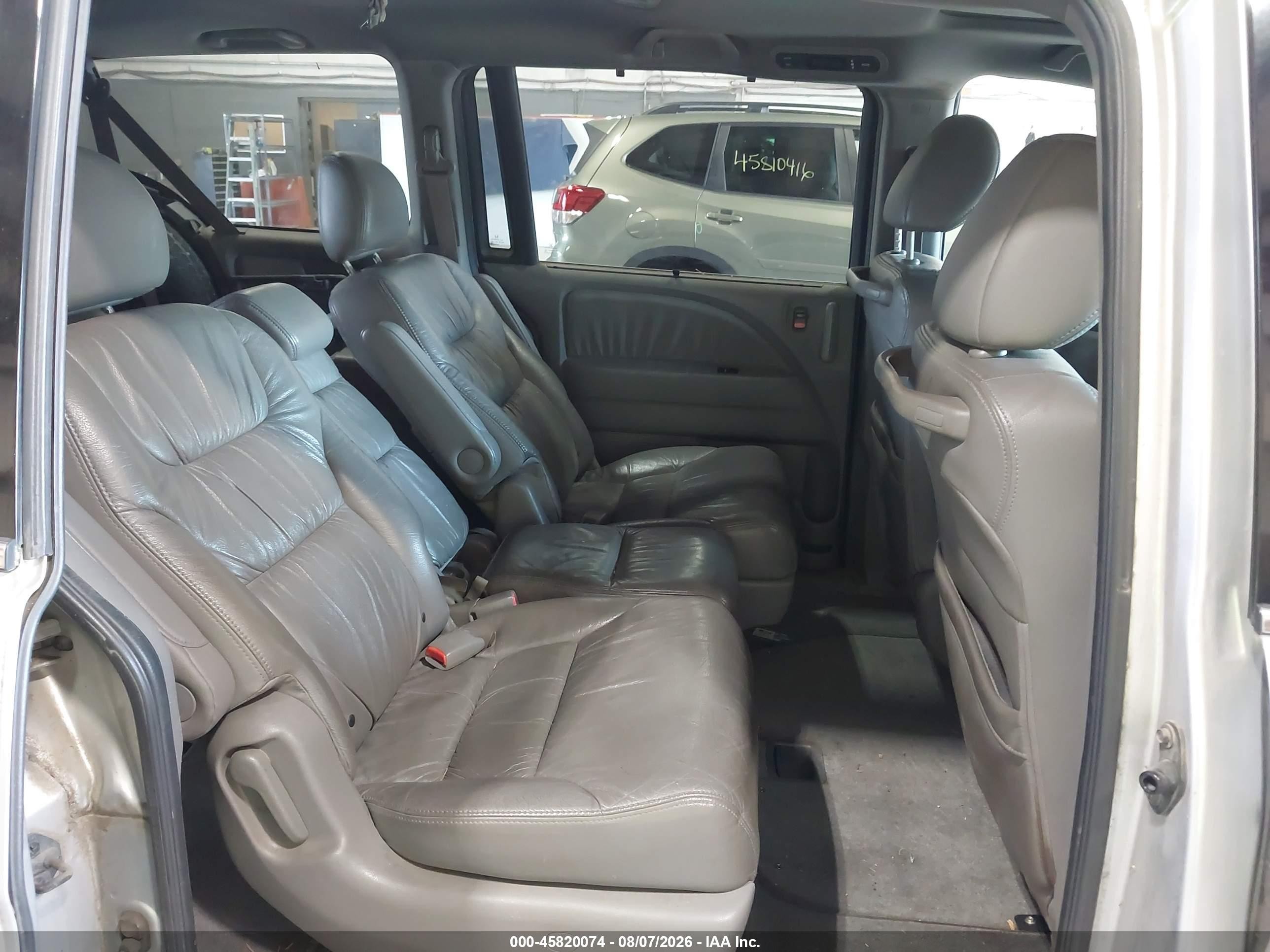 2010 Honda Odyssey Ex-l Silver vin: 5FNRL3H62AB067355