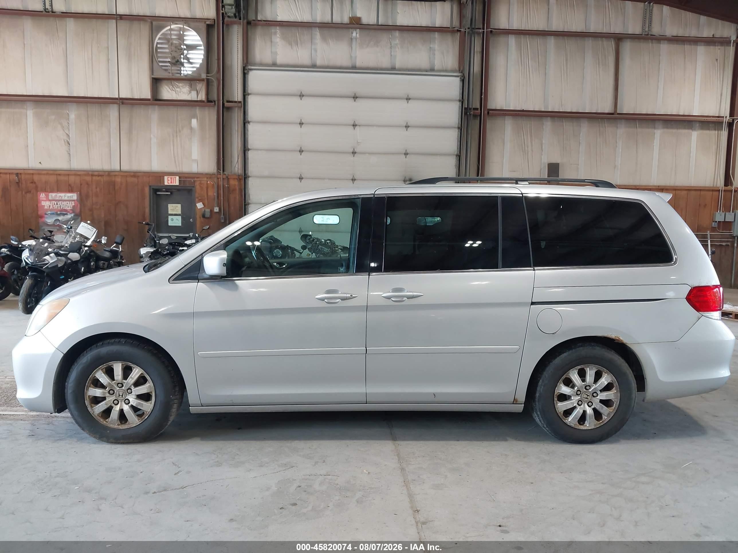 2010 Honda Odyssey Ex-l Silver vin: 5FNRL3H62AB067355