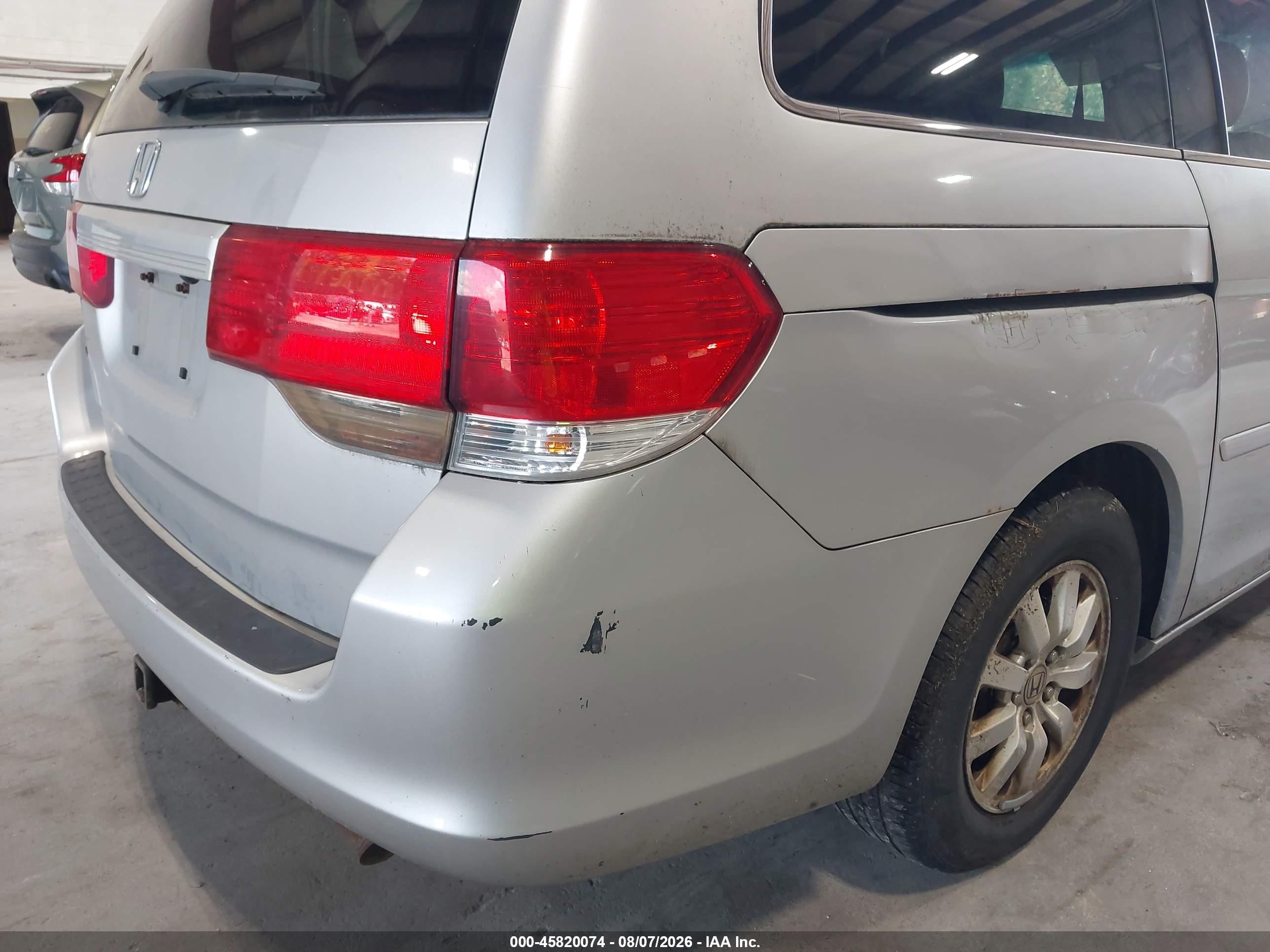 2010 Honda Odyssey Ex-l Silver vin: 5FNRL3H62AB067355