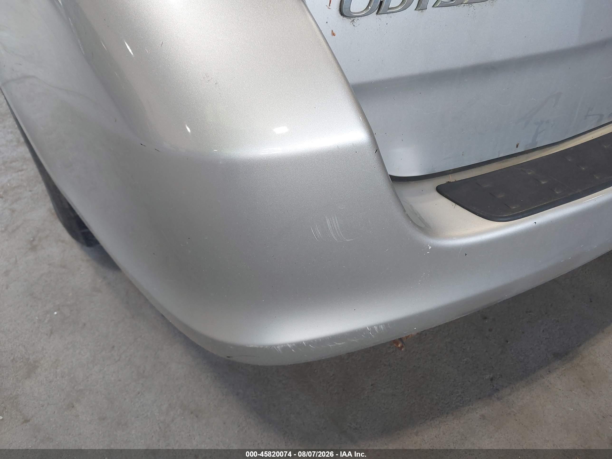 2010 Honda Odyssey Ex-l Silver vin: 5FNRL3H62AB067355
