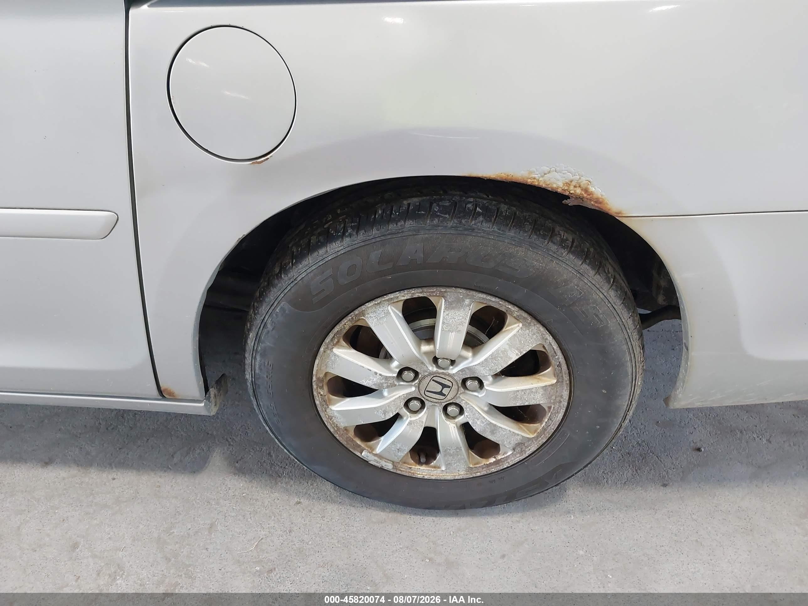 2010 Honda Odyssey Ex-l Silver vin: 5FNRL3H62AB067355