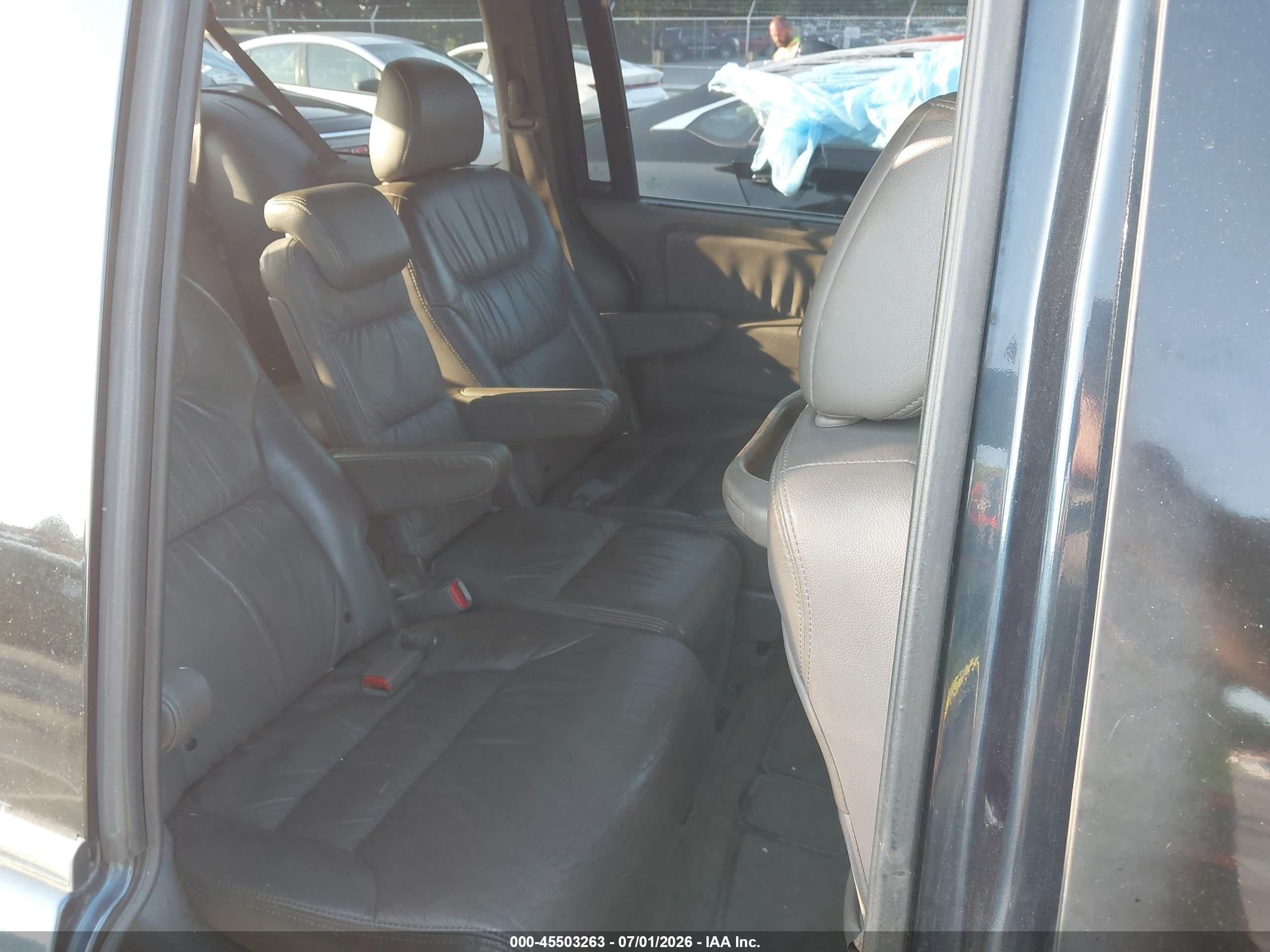 2010 Honda Odyssey Ex-l Black vin: 5FNRL3H62AB109054