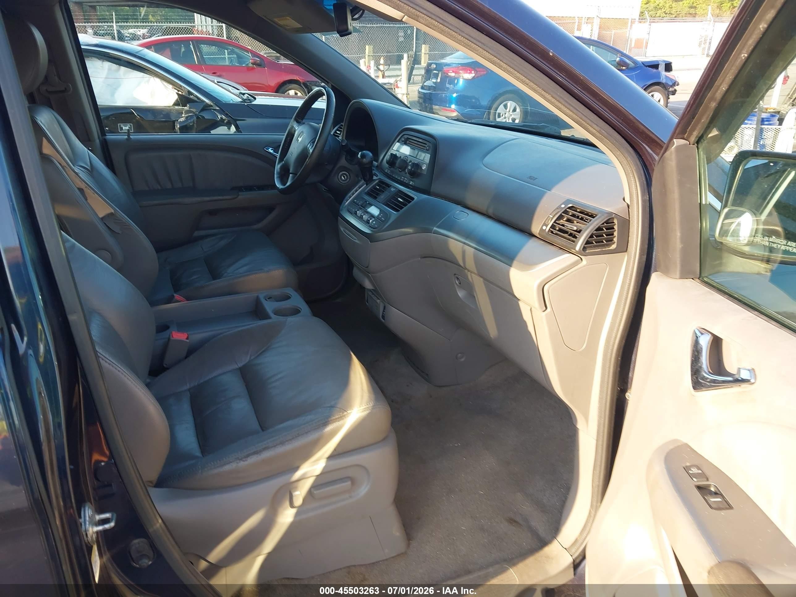 2010 Honda Odyssey Ex-l Black vin: 5FNRL3H62AB109054