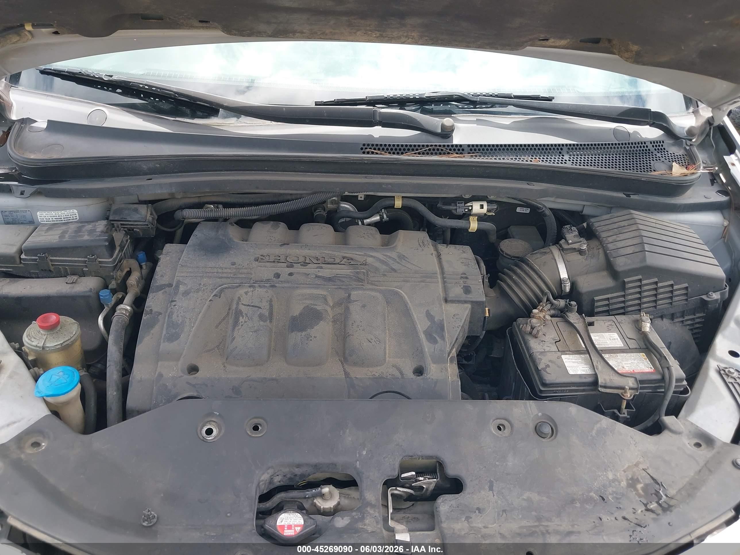 2010 Honda Odyssey Ex-l Серебряный vin: 5FNRL3H63AB031447