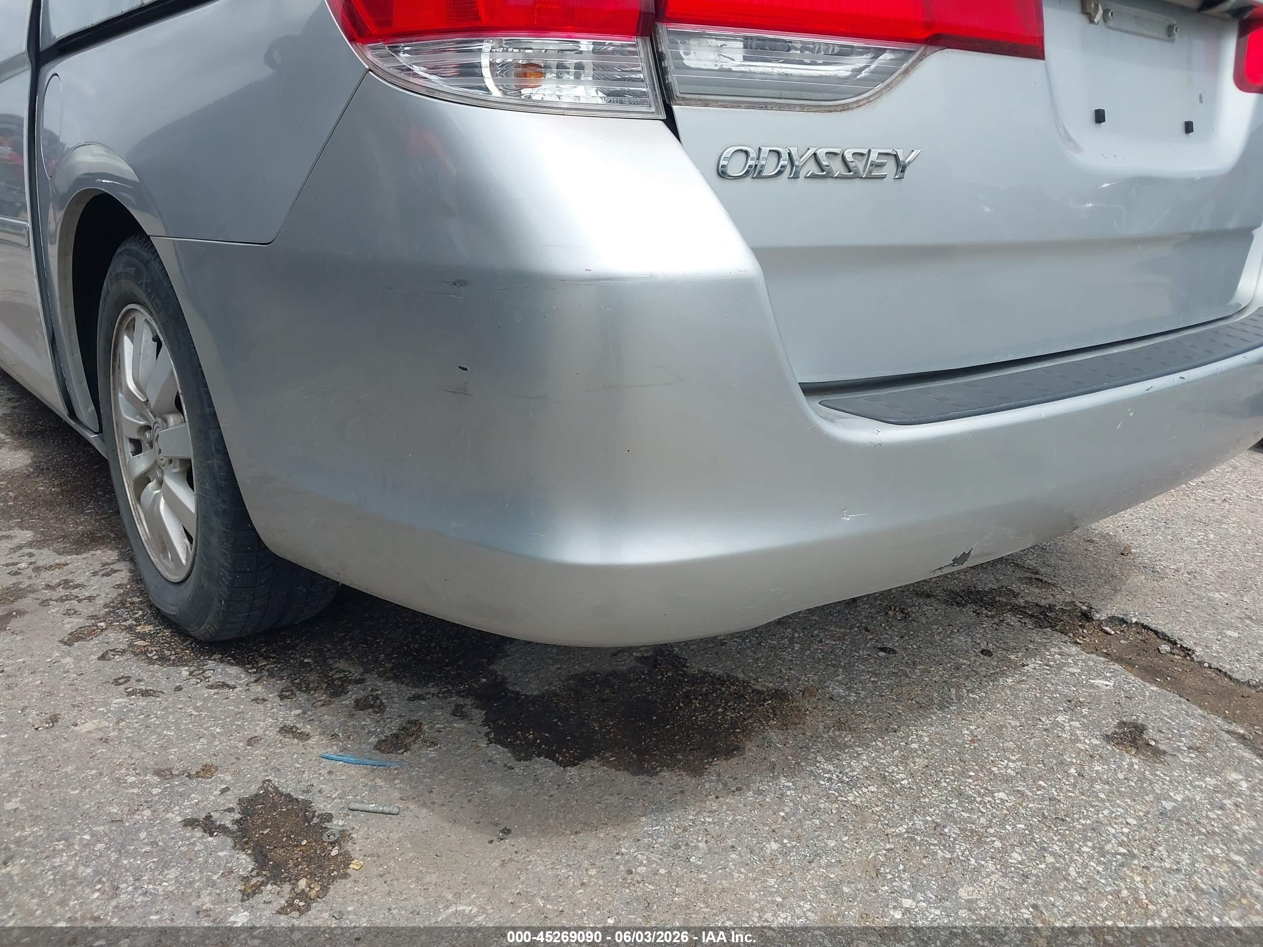 2010 Honda Odyssey Ex-l Серебряный vin: 5FNRL3H63AB031447