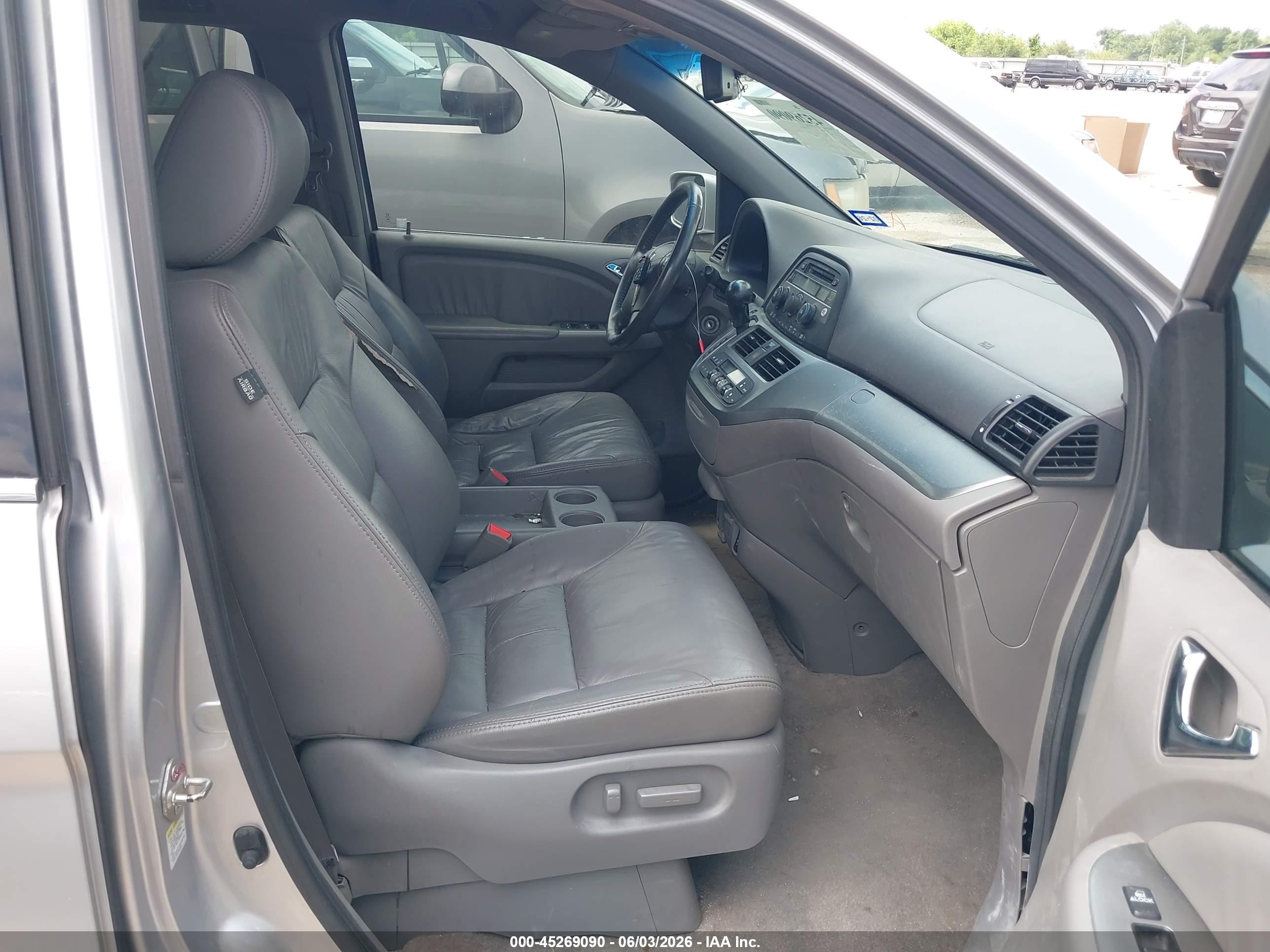 2010 Honda Odyssey Ex-l Серебряный vin: 5FNRL3H63AB031447