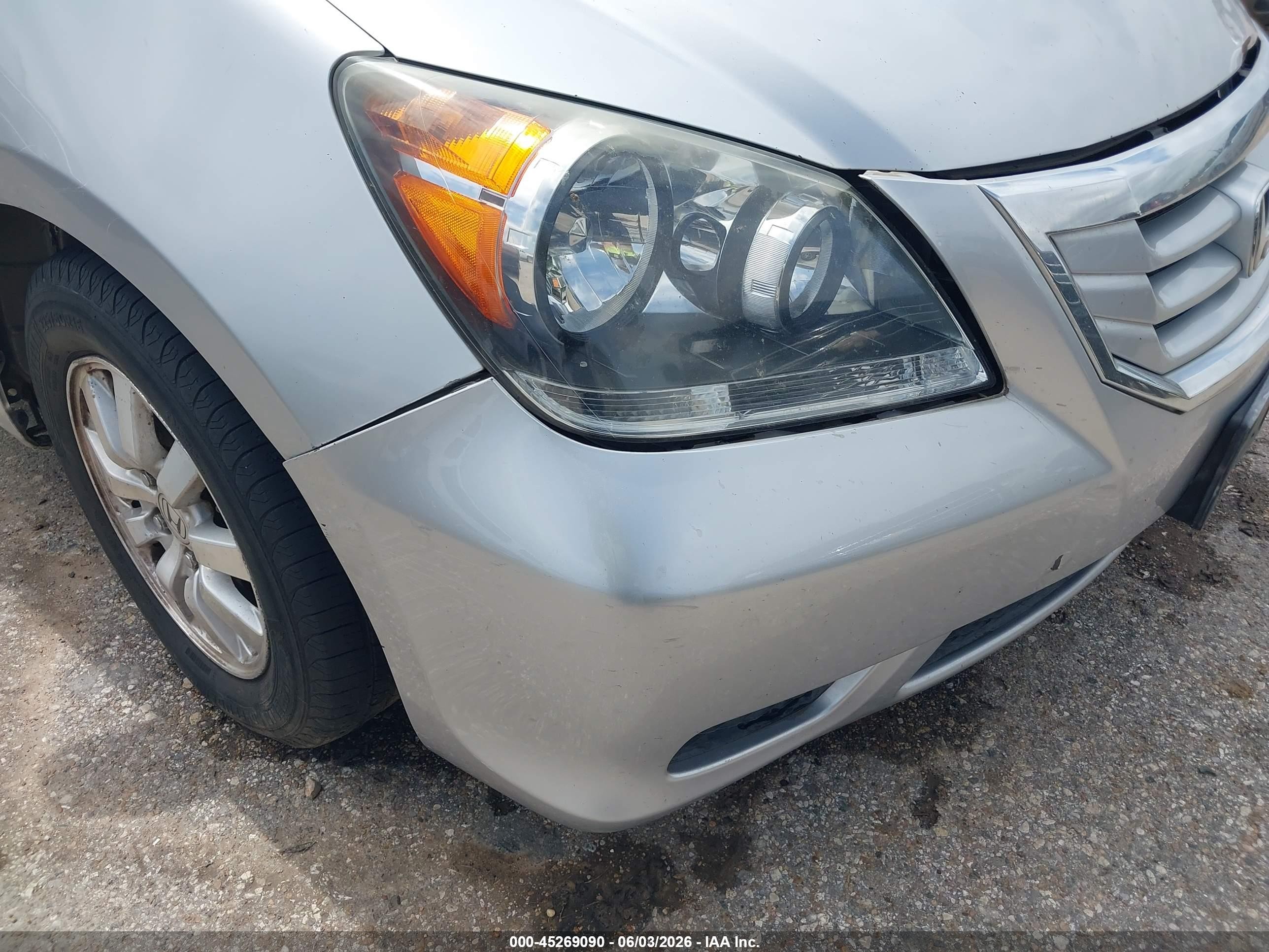2010 Honda Odyssey Ex-l Серебряный vin: 5FNRL3H63AB031447