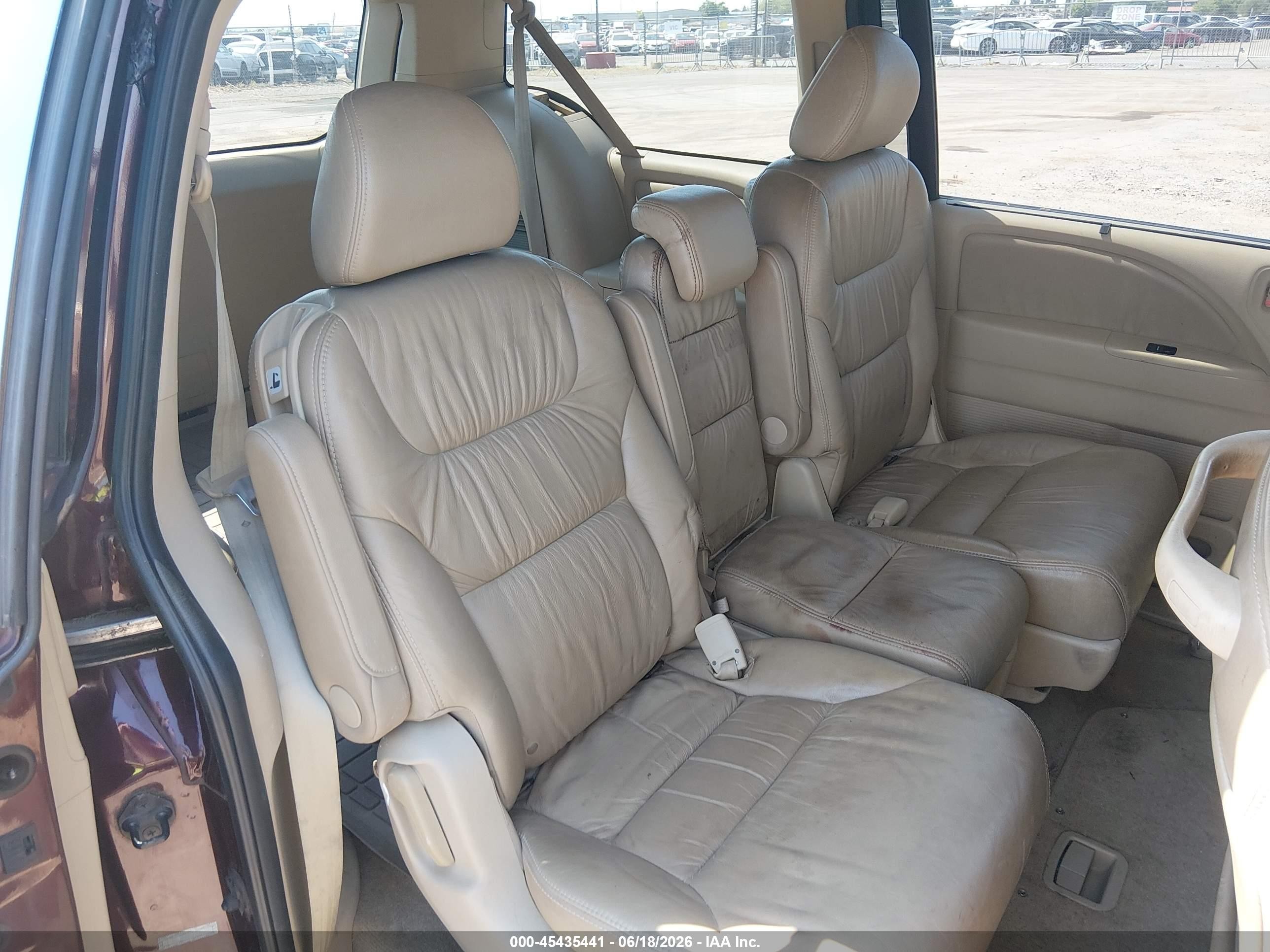 2010 Honda Odyssey Ex-l Бордовый vin: 5FNRL3H63AB038074
