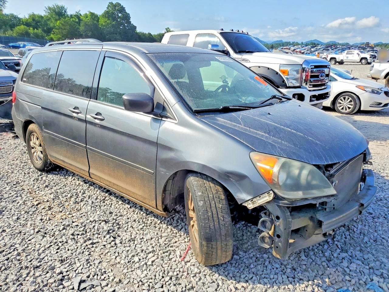 2010 Honda Odyssey Exl Gray vin: 5FNRL3H63AB101710