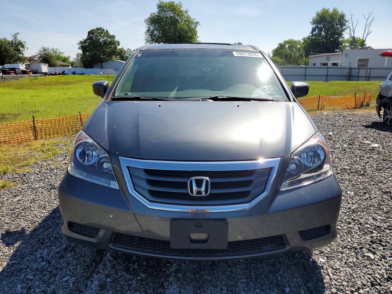 2010 Honda Odyssey Exl Gray vin: 5FNRL3H64AB013605