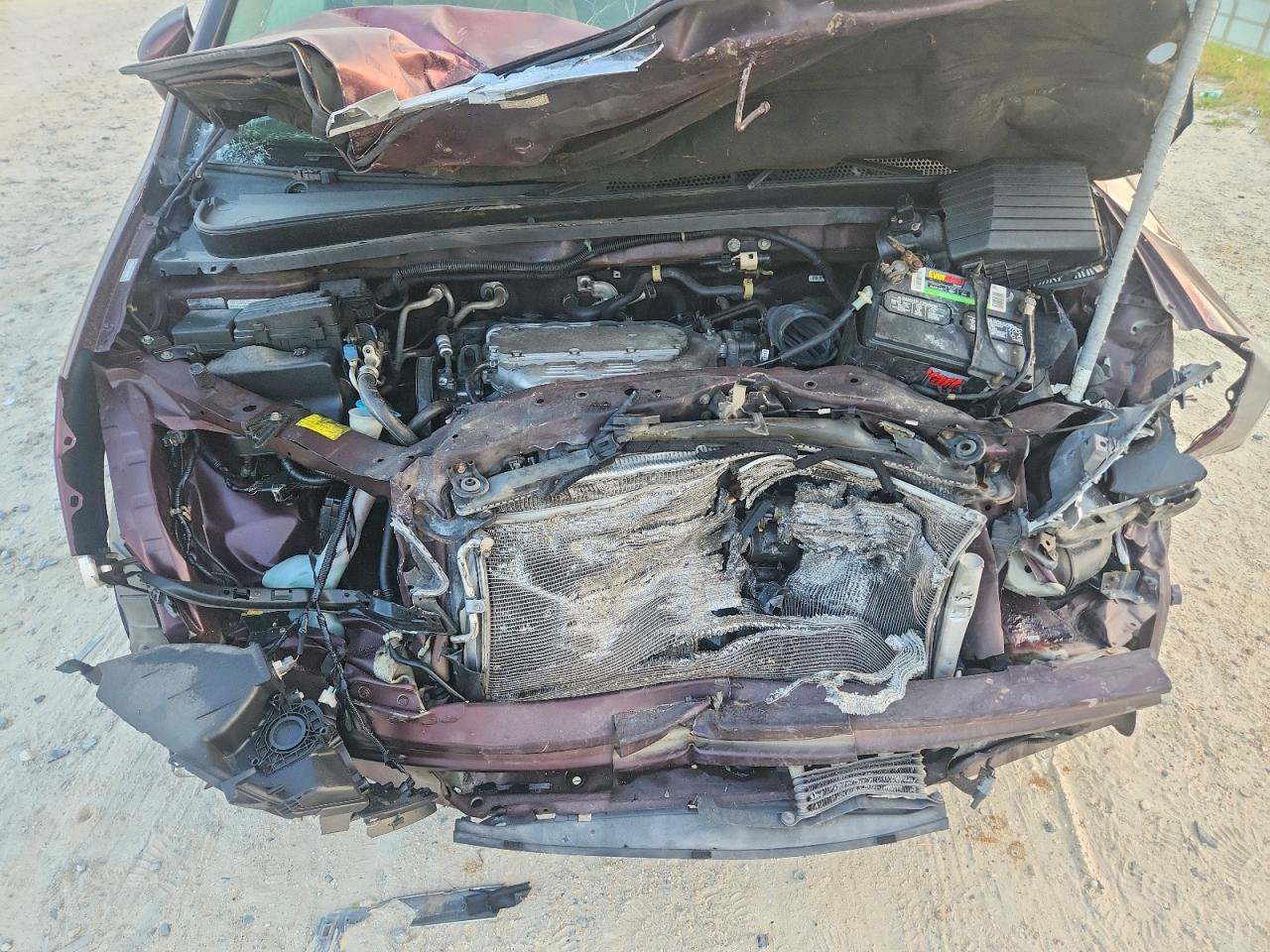 2010 Honda Odyssey Exl Бордовый vin: 5FNRL3H64AB014317