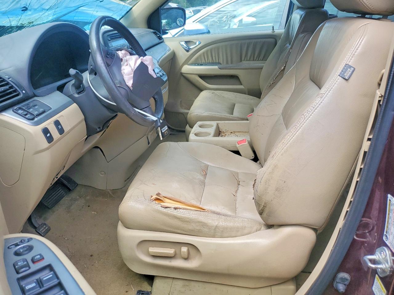 2010 Honda Odyssey Exl Бордовый vin: 5FNRL3H64AB014317