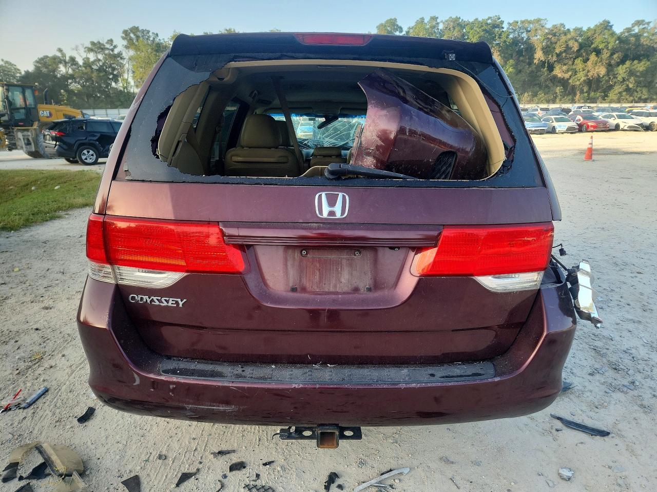 2010 Honda Odyssey Exl Бордовый vin: 5FNRL3H64AB014317