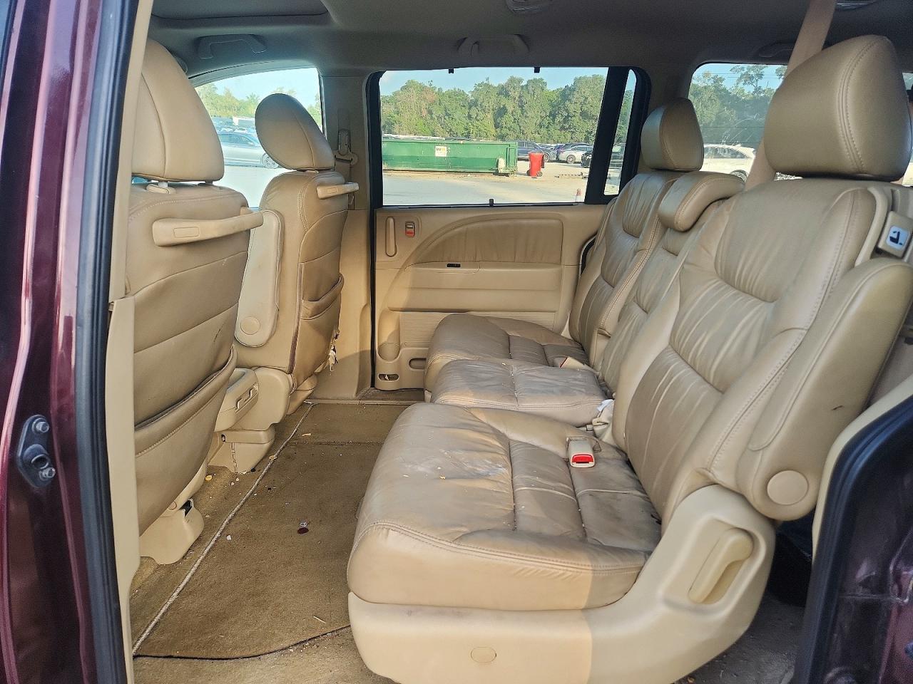 2010 Honda Odyssey Exl Бордовый vin: 5FNRL3H64AB014317